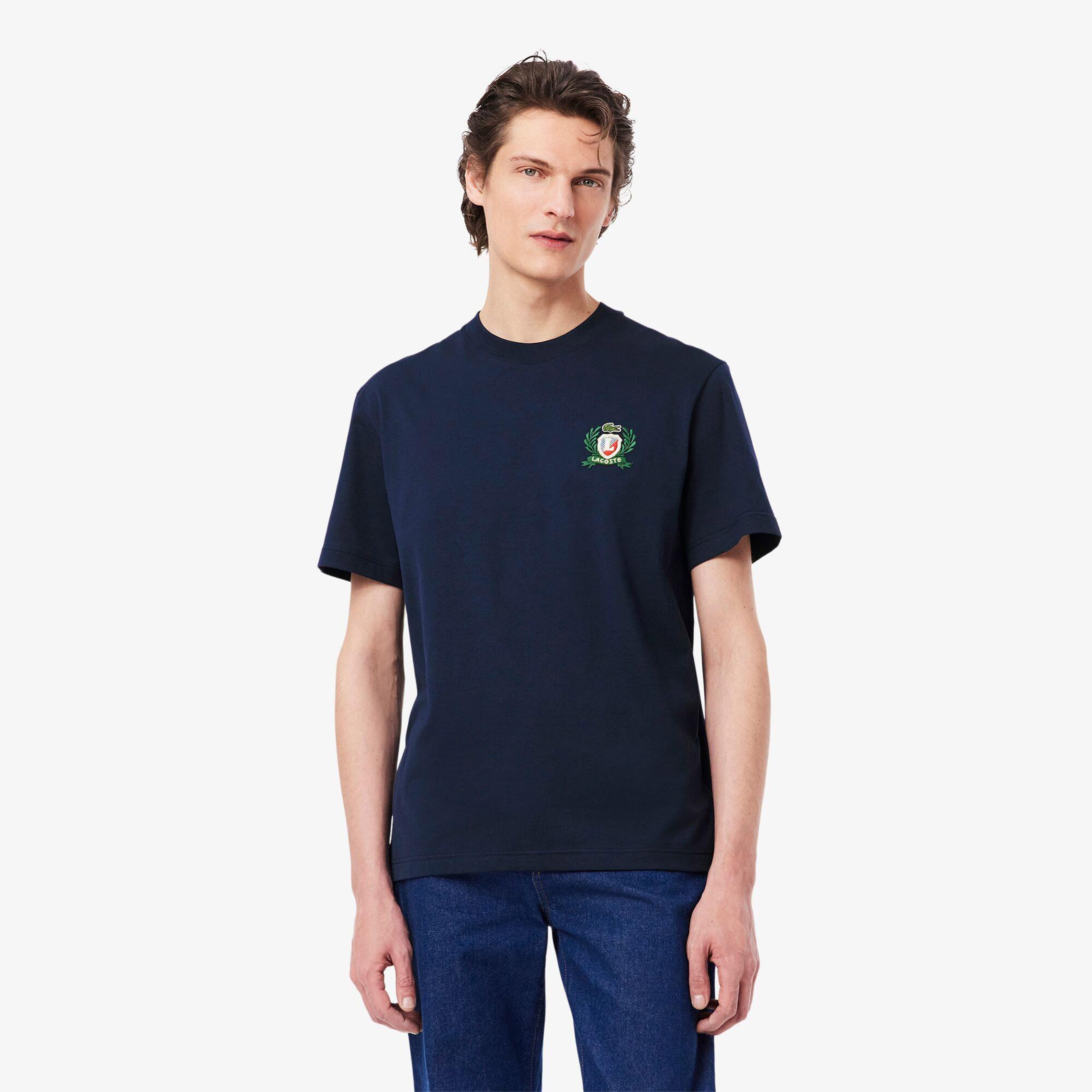 Lacoste French Made Embroidered Badge T-shirt