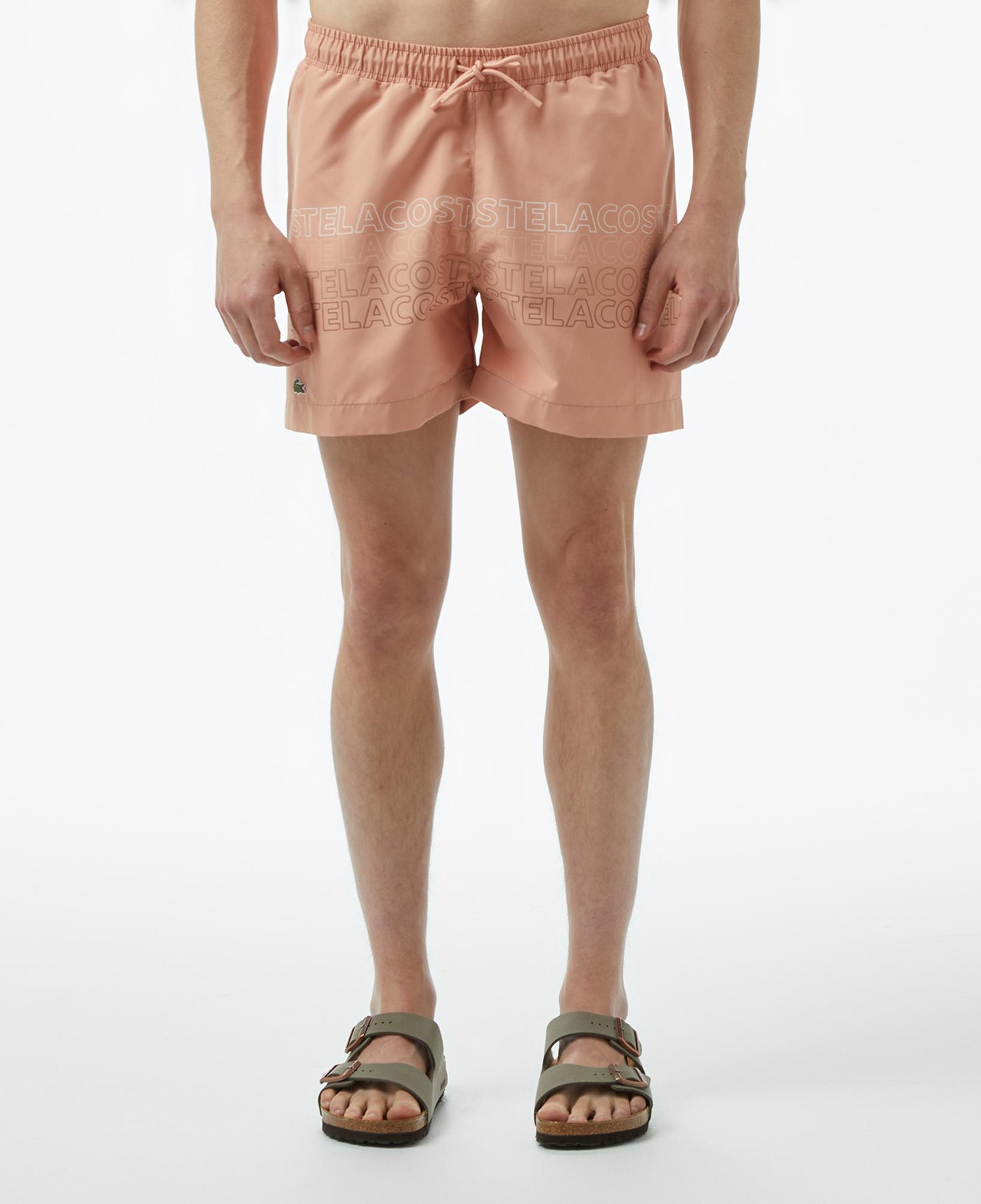 Lacoste Erkek Regular Fit Baskılı Bej Mayo