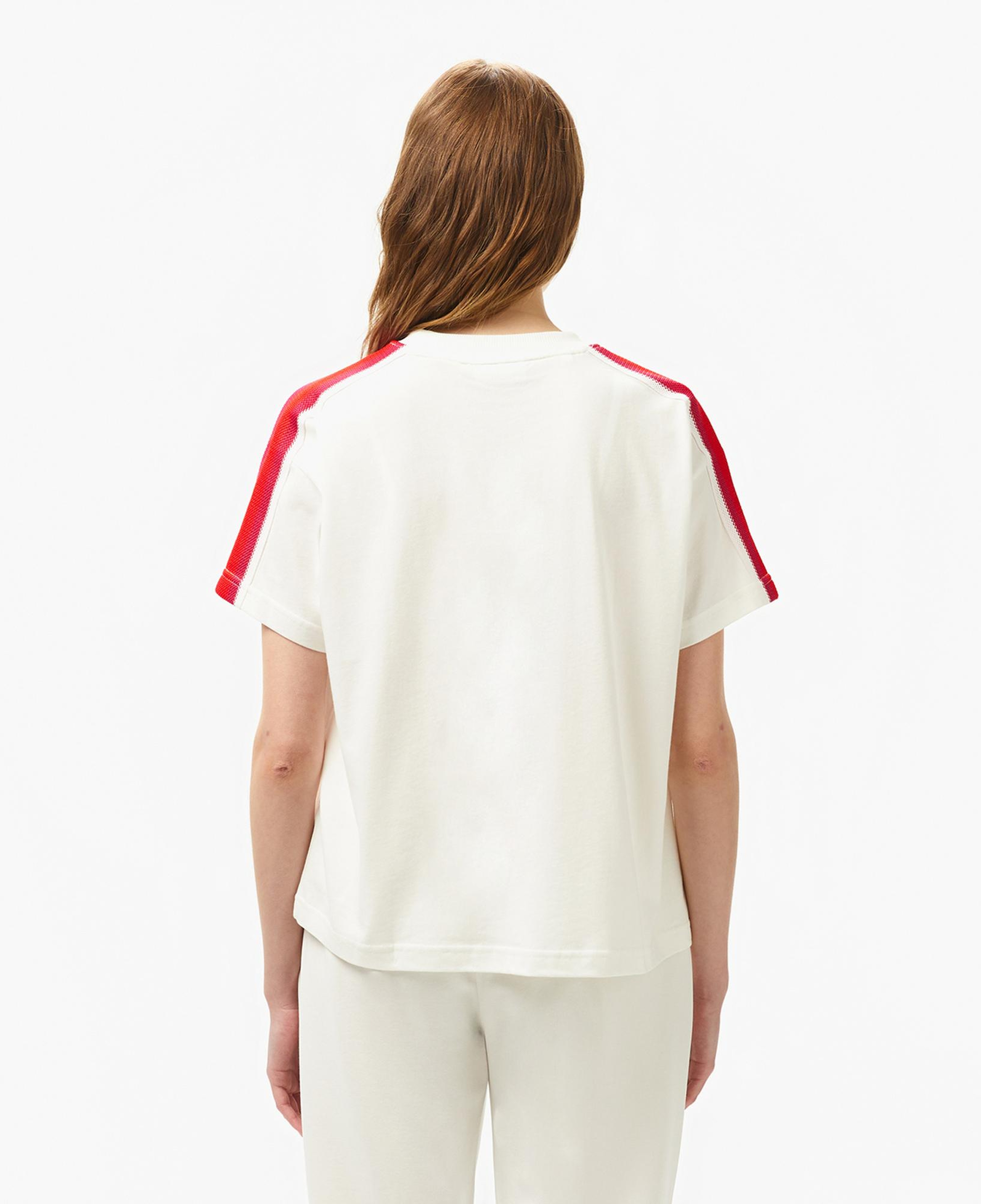 Lacoste Kadın Bisiklet Yaka Beyaz T-Shirt