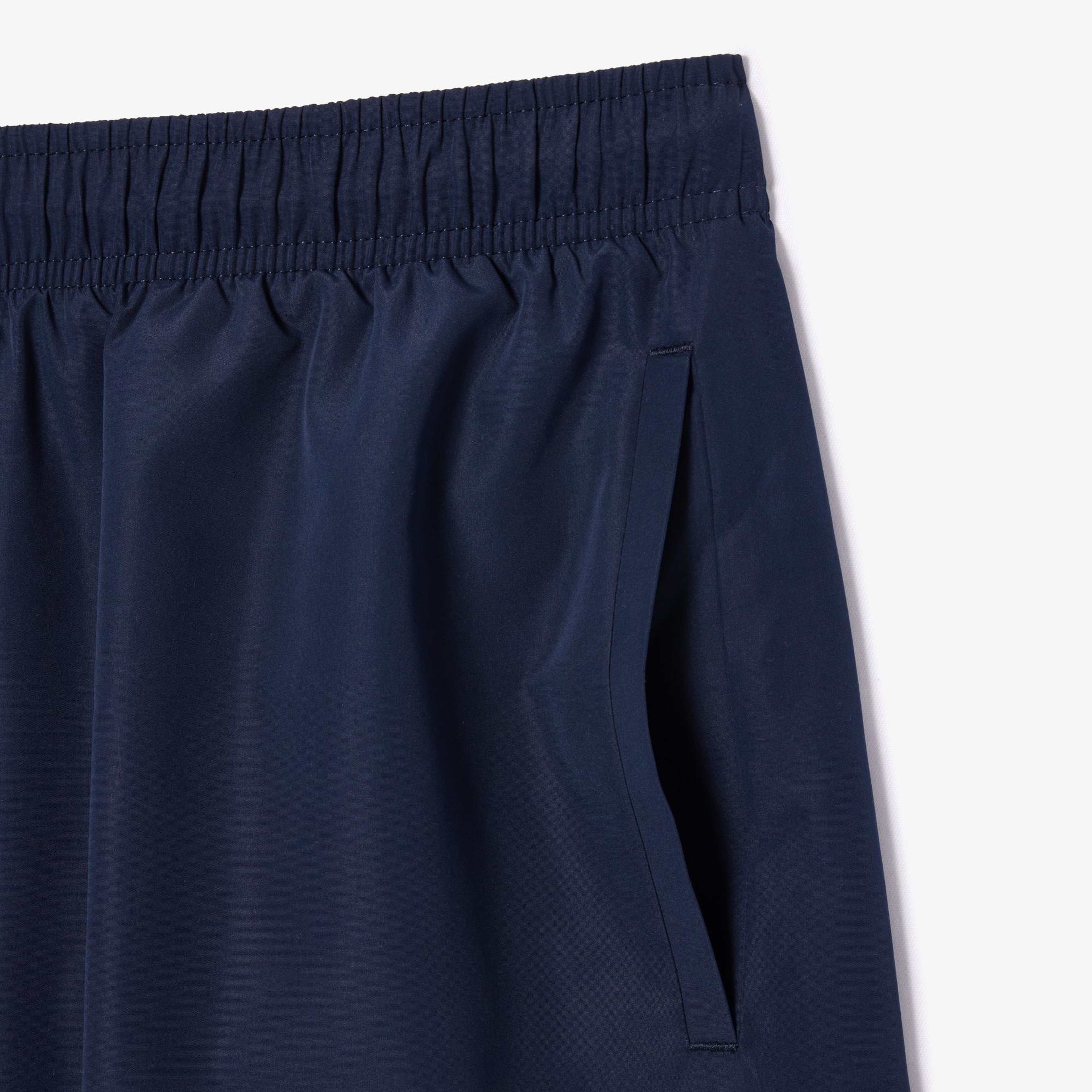 Lacoste Erkek Baskılı Lacivert Deniz Şortu