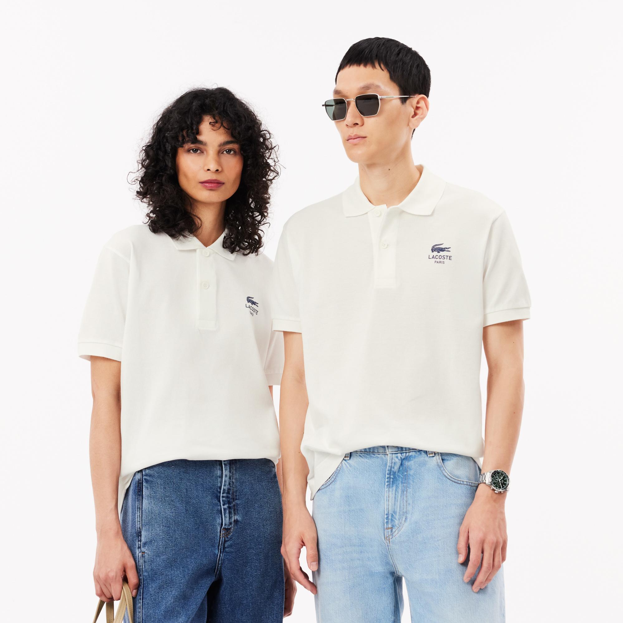 Lacoste L.12.12 Unisex Classic Fit Beyaz Polo