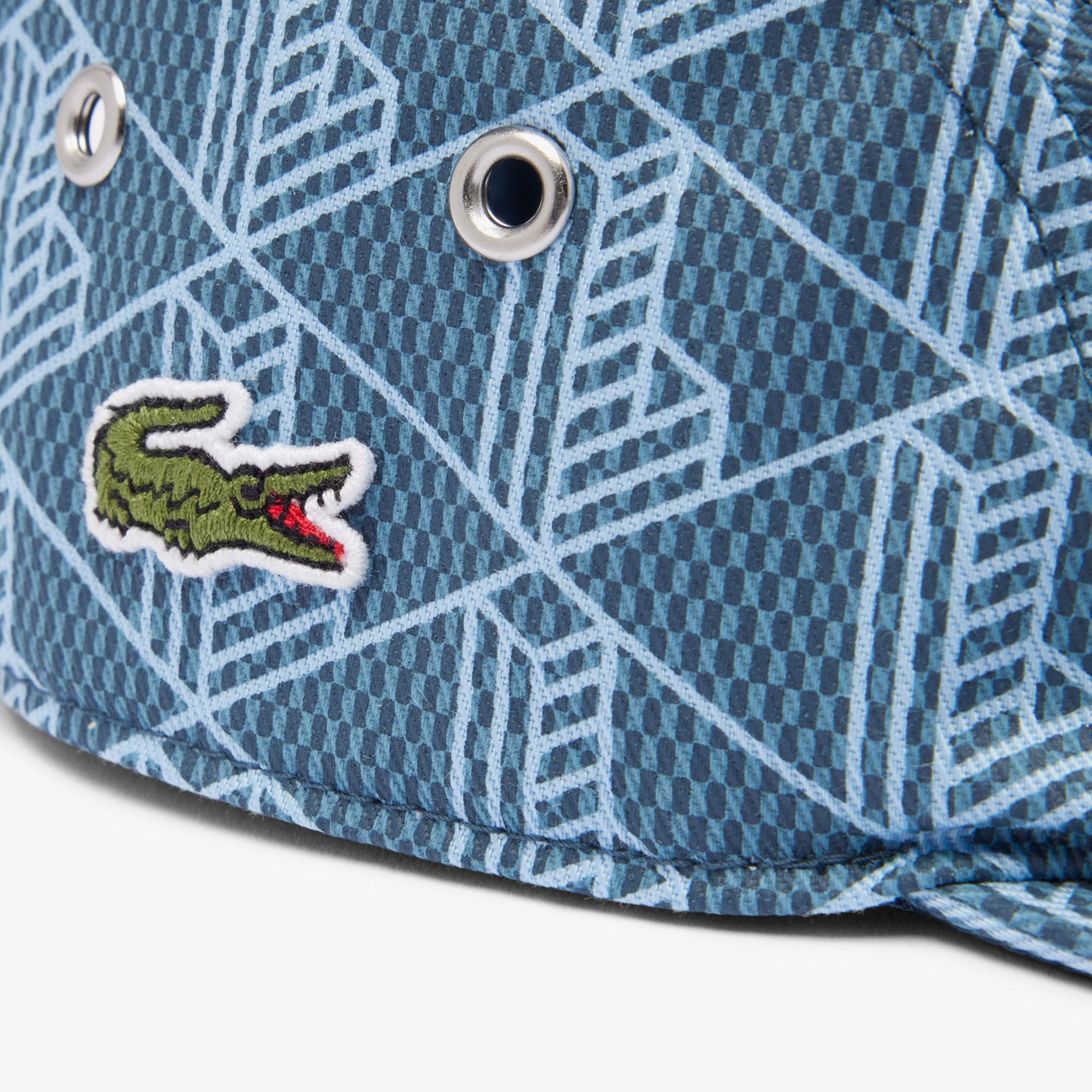 Lacoste Unisex Monogram Mavi Şapka
