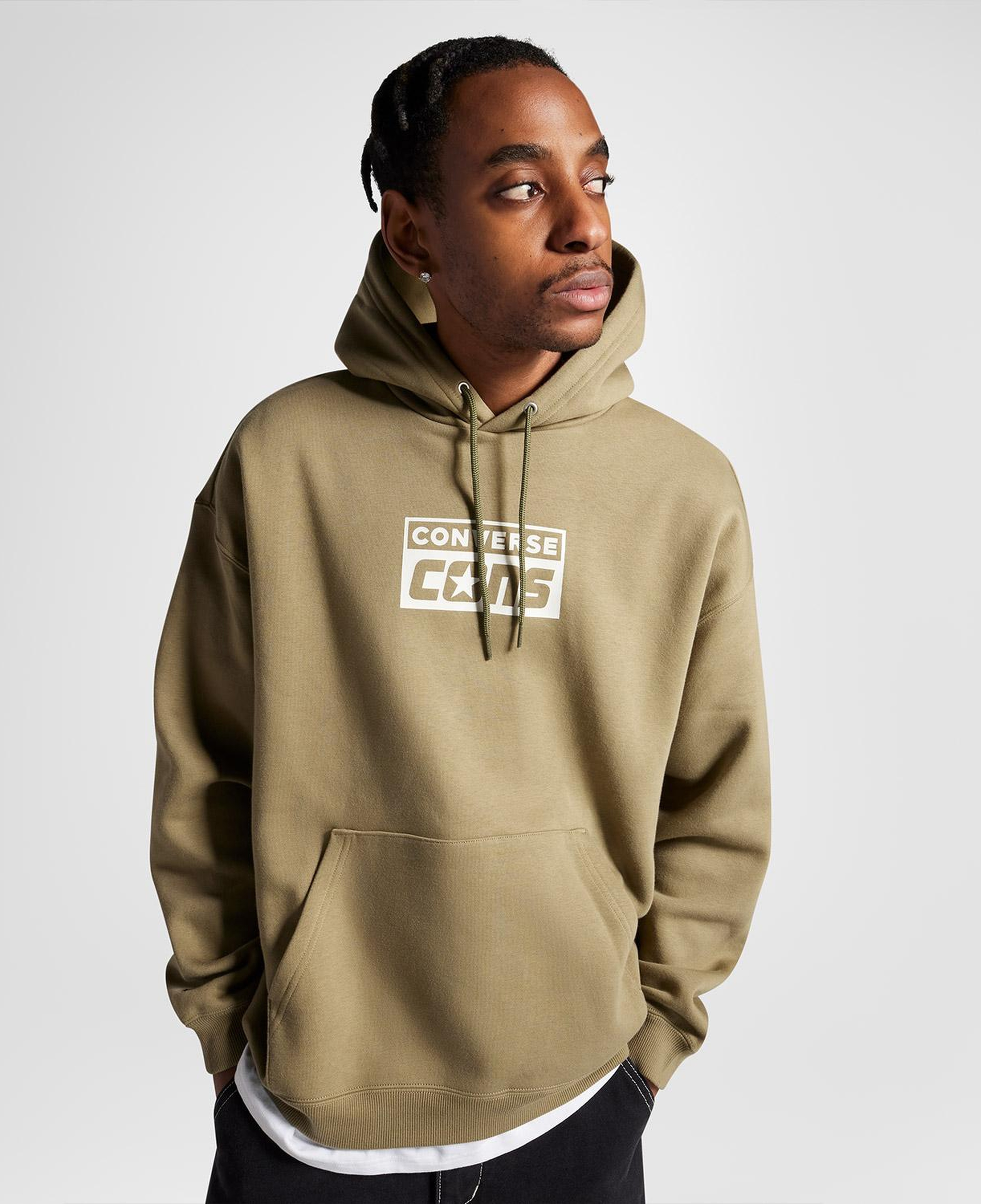 Converse Cons Erkek Haki Hoodie