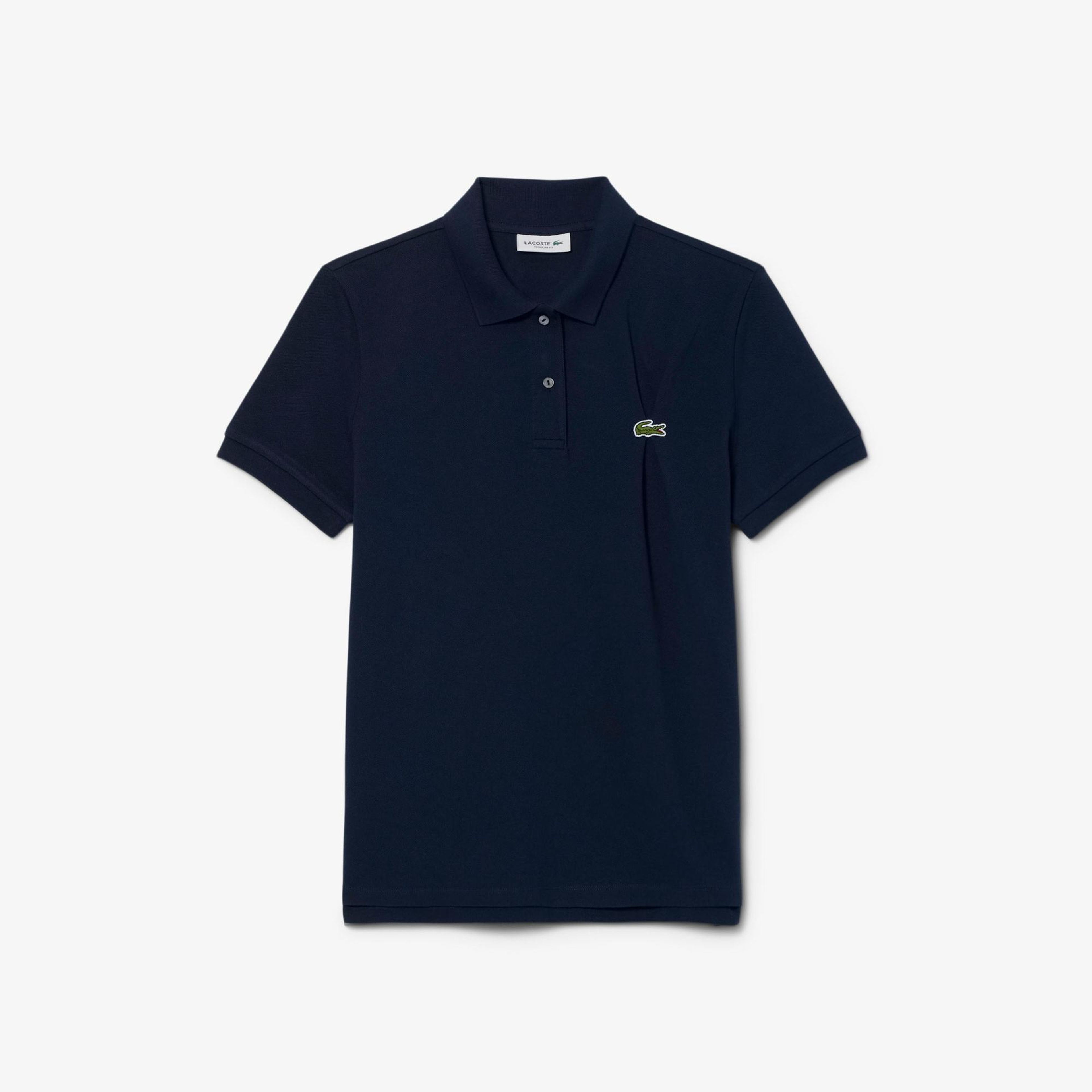 Lacoste Kadın Regular Fit Lacivert Polo