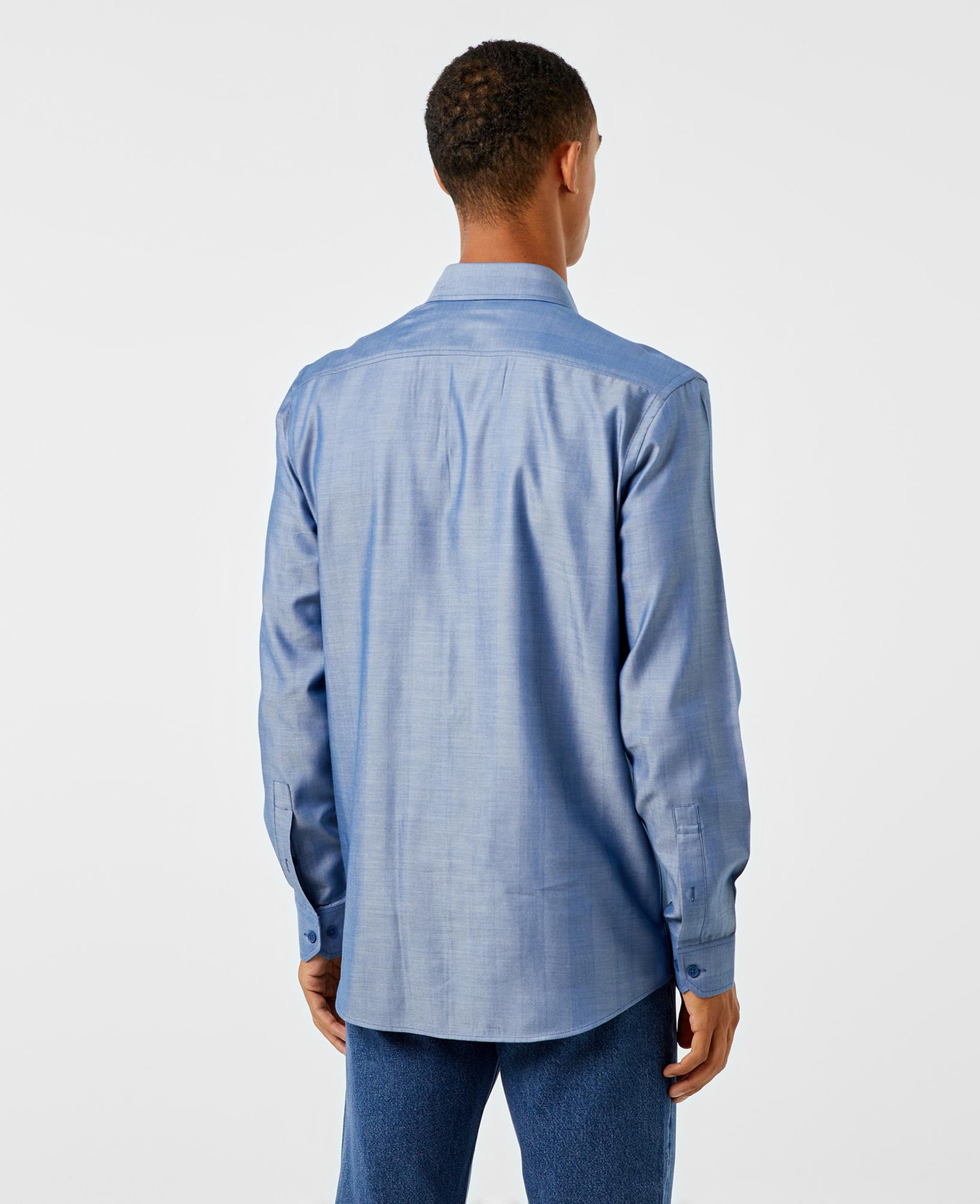 Lacoste Erkek Slim Fit Düğmeli Yaka Koyu Mavi Gömlek