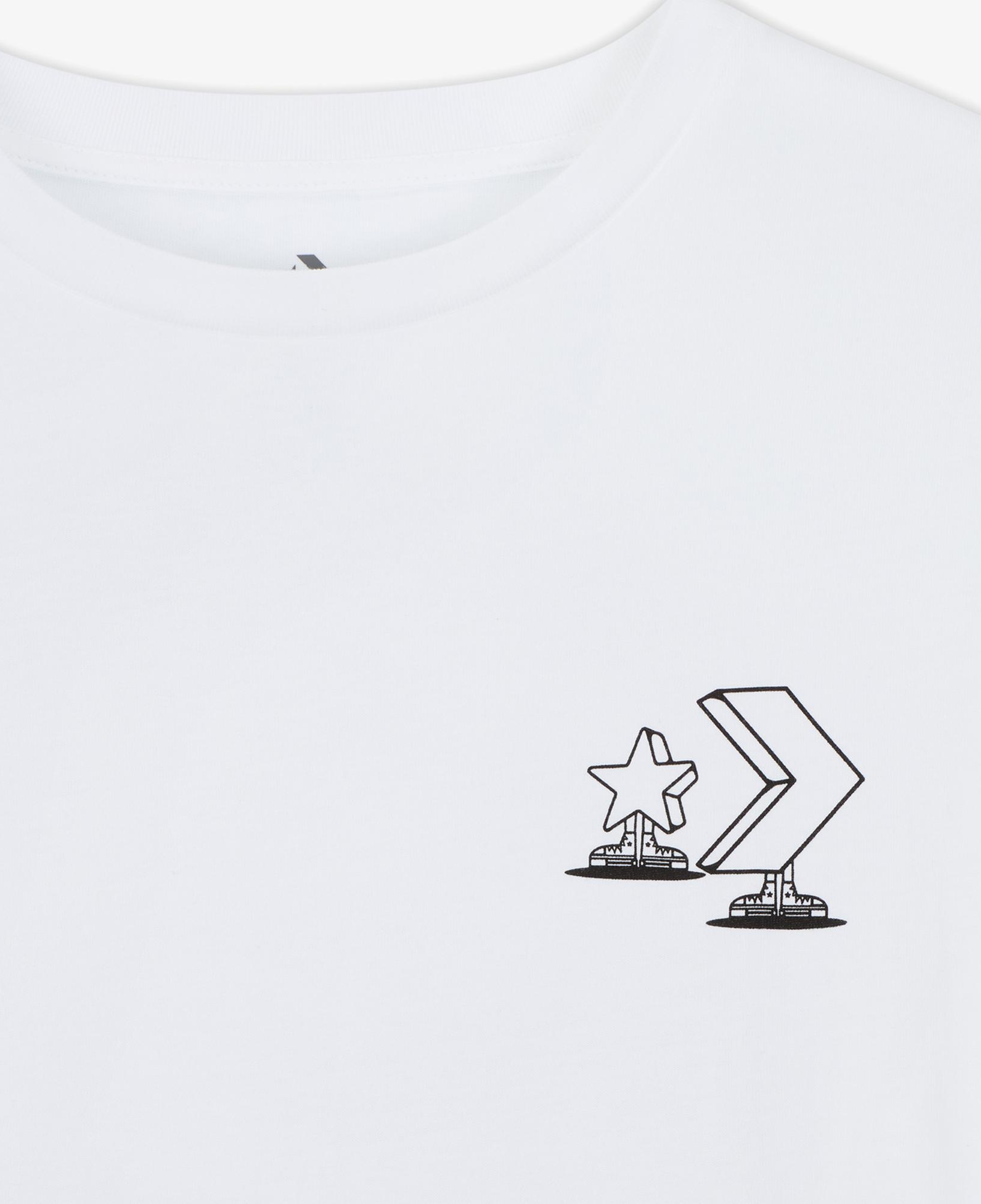 Converse Erkek Grafik Baskılı Beyaz T-Shirt