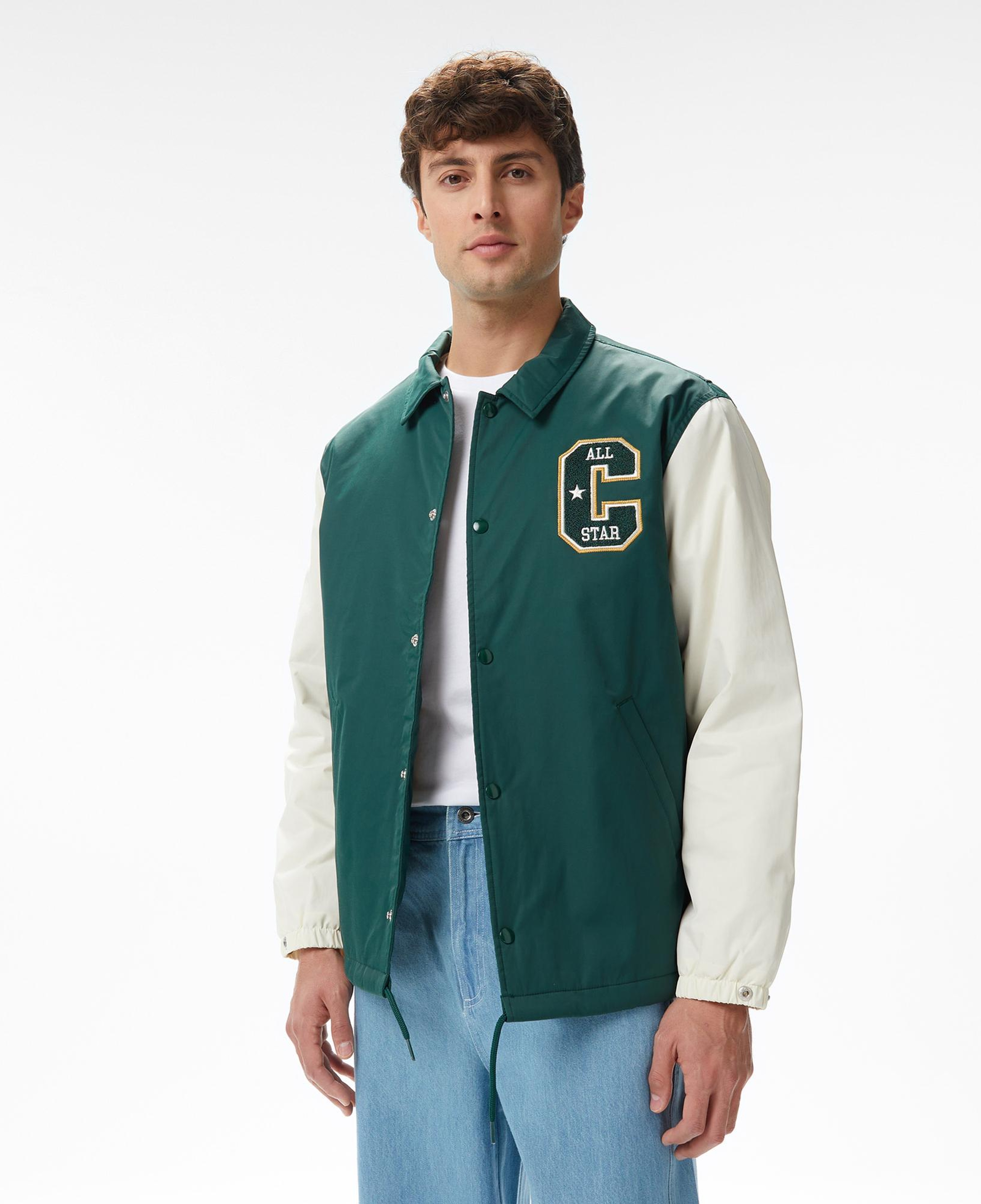 Converse Erkek Renk Bloklu Yeşil Yağmurluk