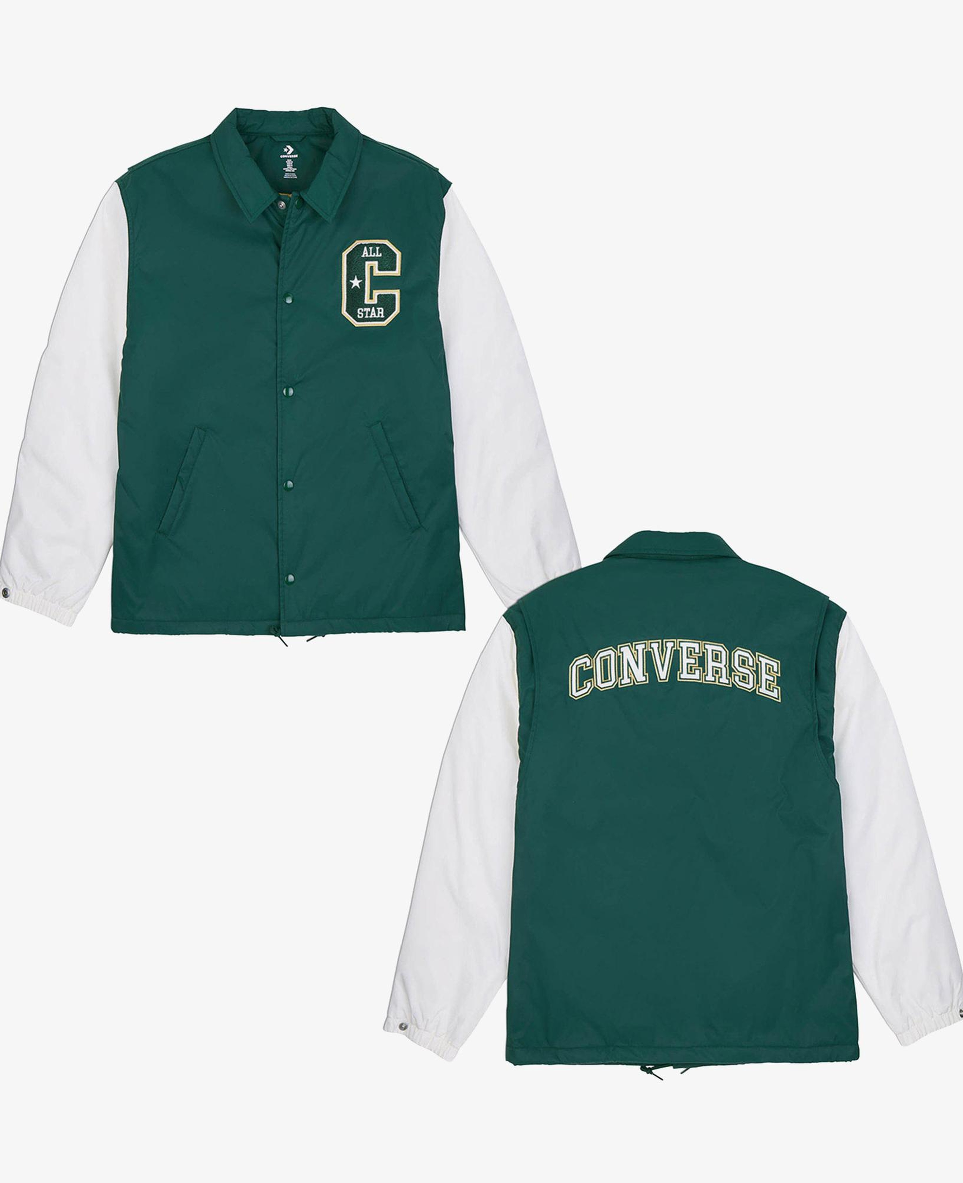 Converse Erkek Renk Bloklu Yeşil Yağmurluk