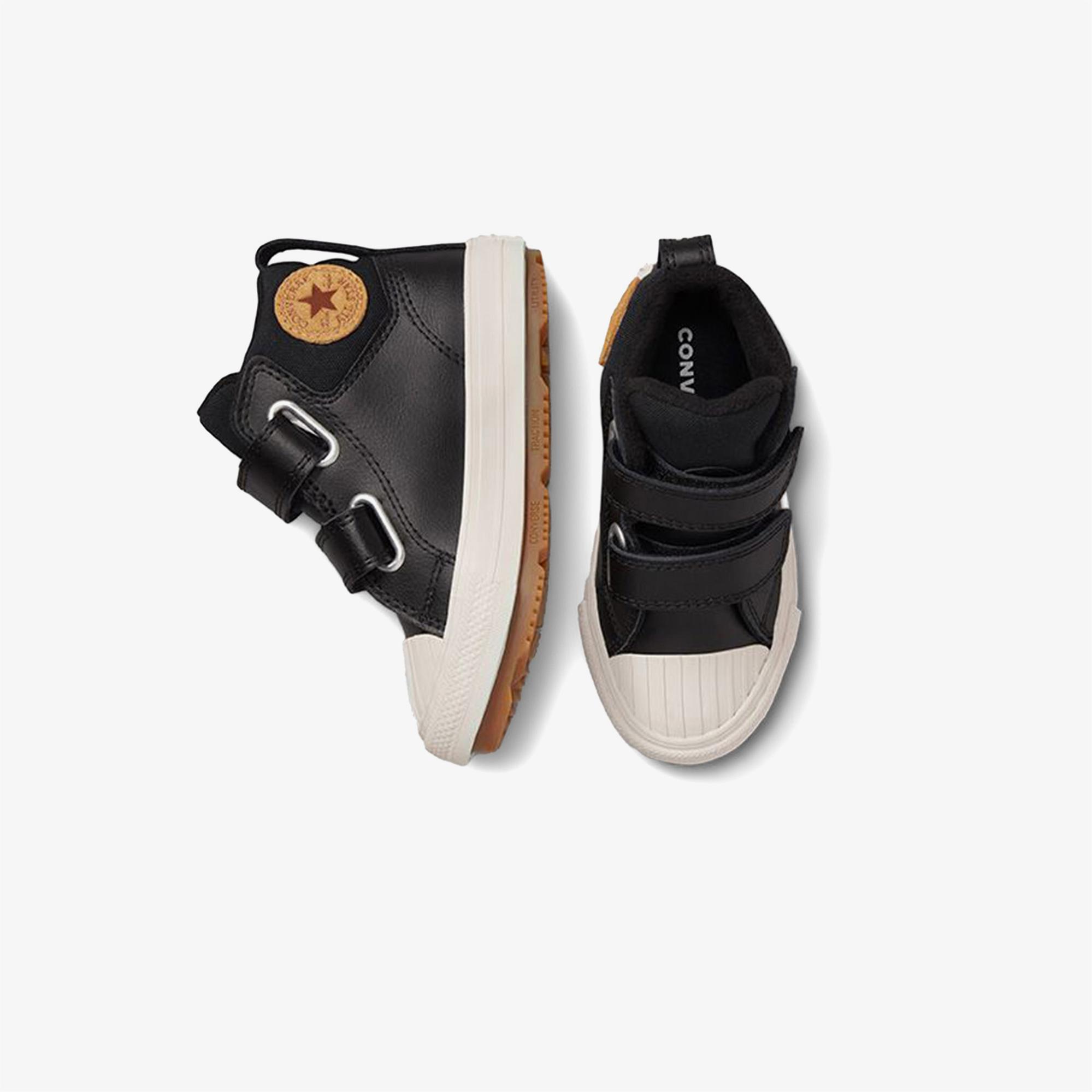 Converse Chuck Taylor All Star Berkshire Çocuk Siyah Deri Bot