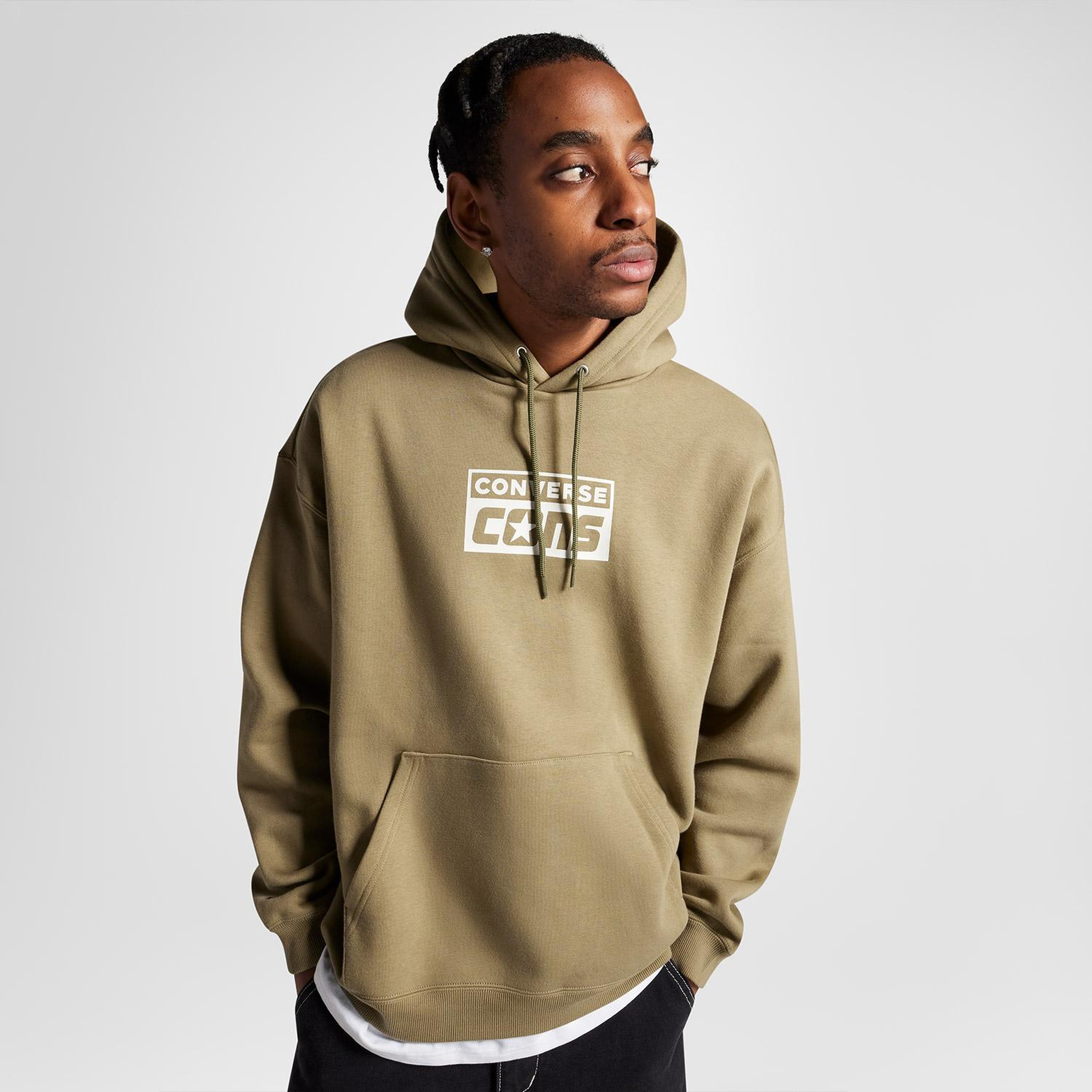 Converse Cons Erkek Haki Hoodie