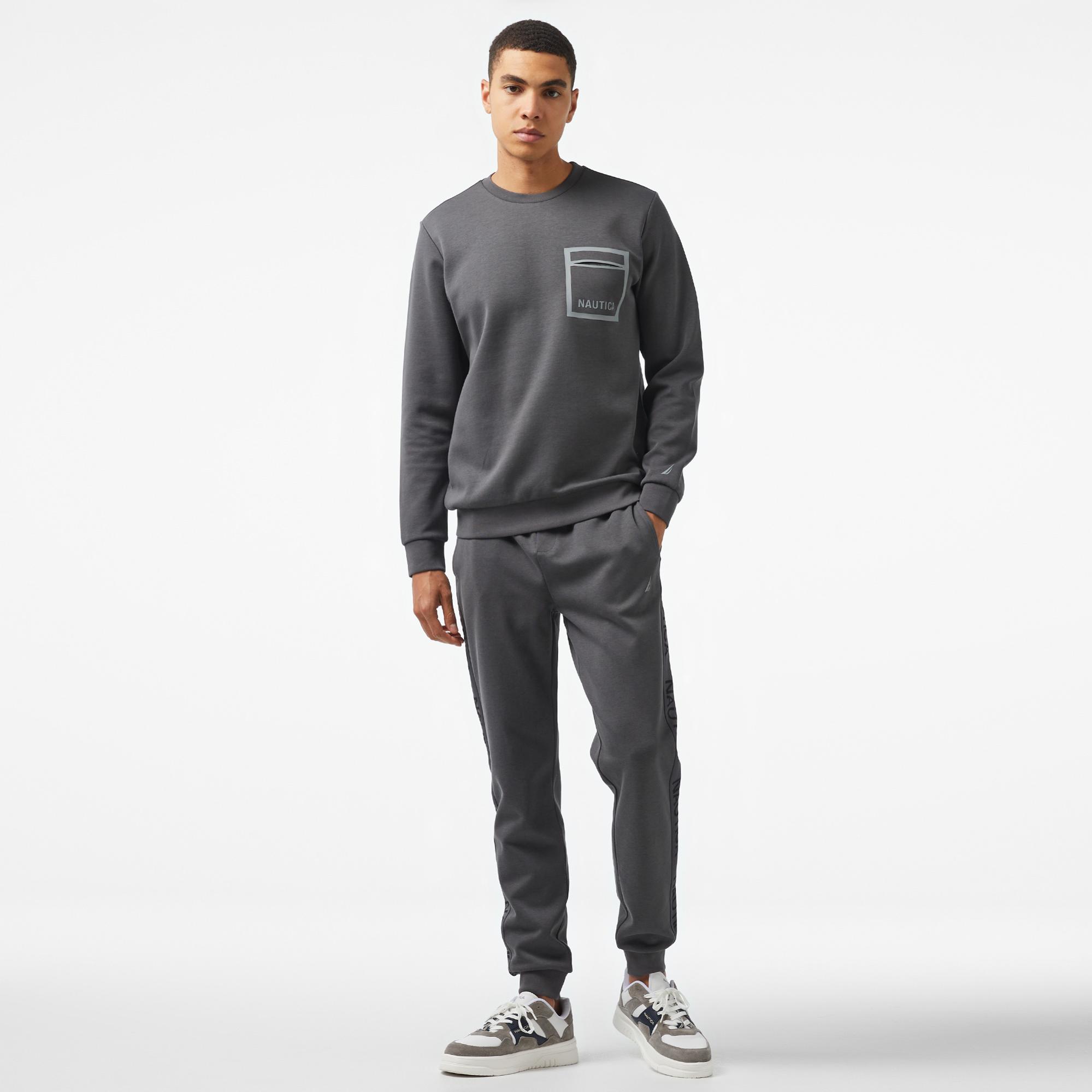 Nautica Erkek Gri Regular Fit Sweatshirt