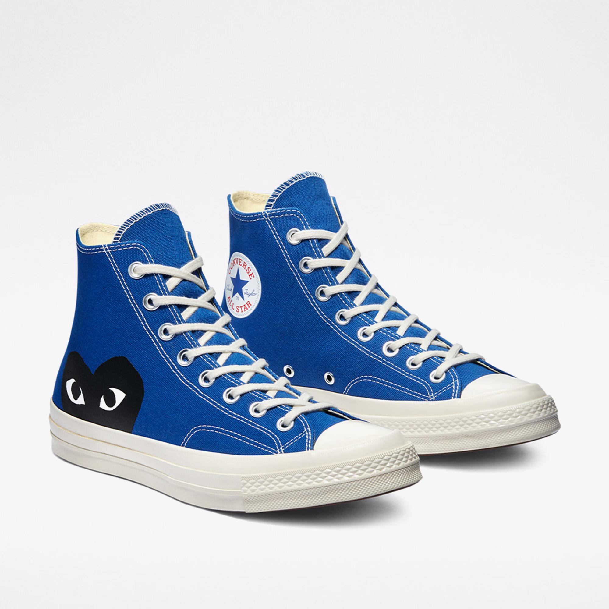 Converse X Comme Des Garçons Play Chuck 70 Unisex Mavi Bilekli Sneaker