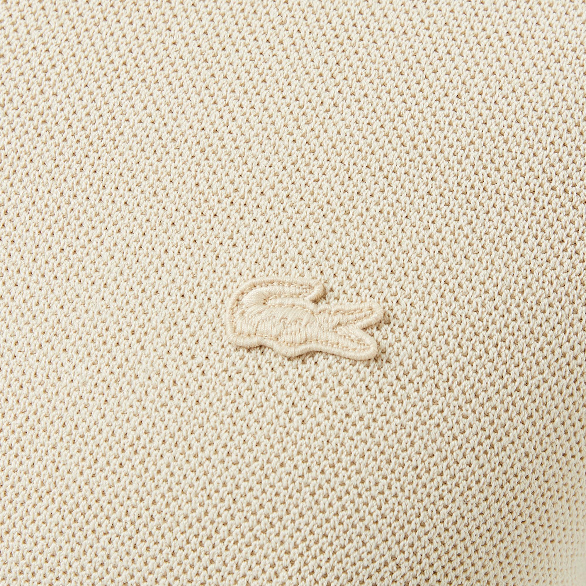 Lacoste Erkek Polo Yaka Bej Triko