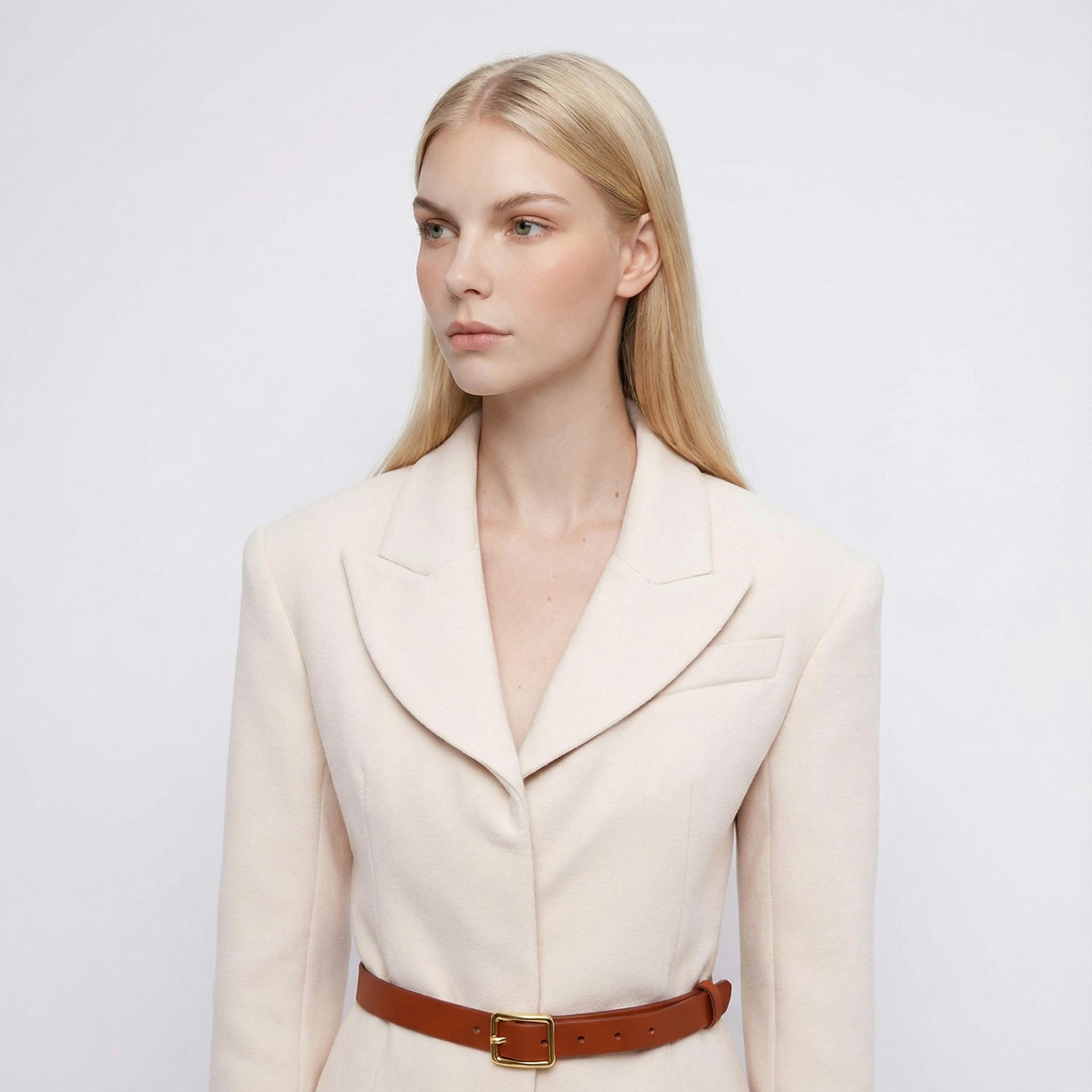 Fabby Kadın Krem Tulum