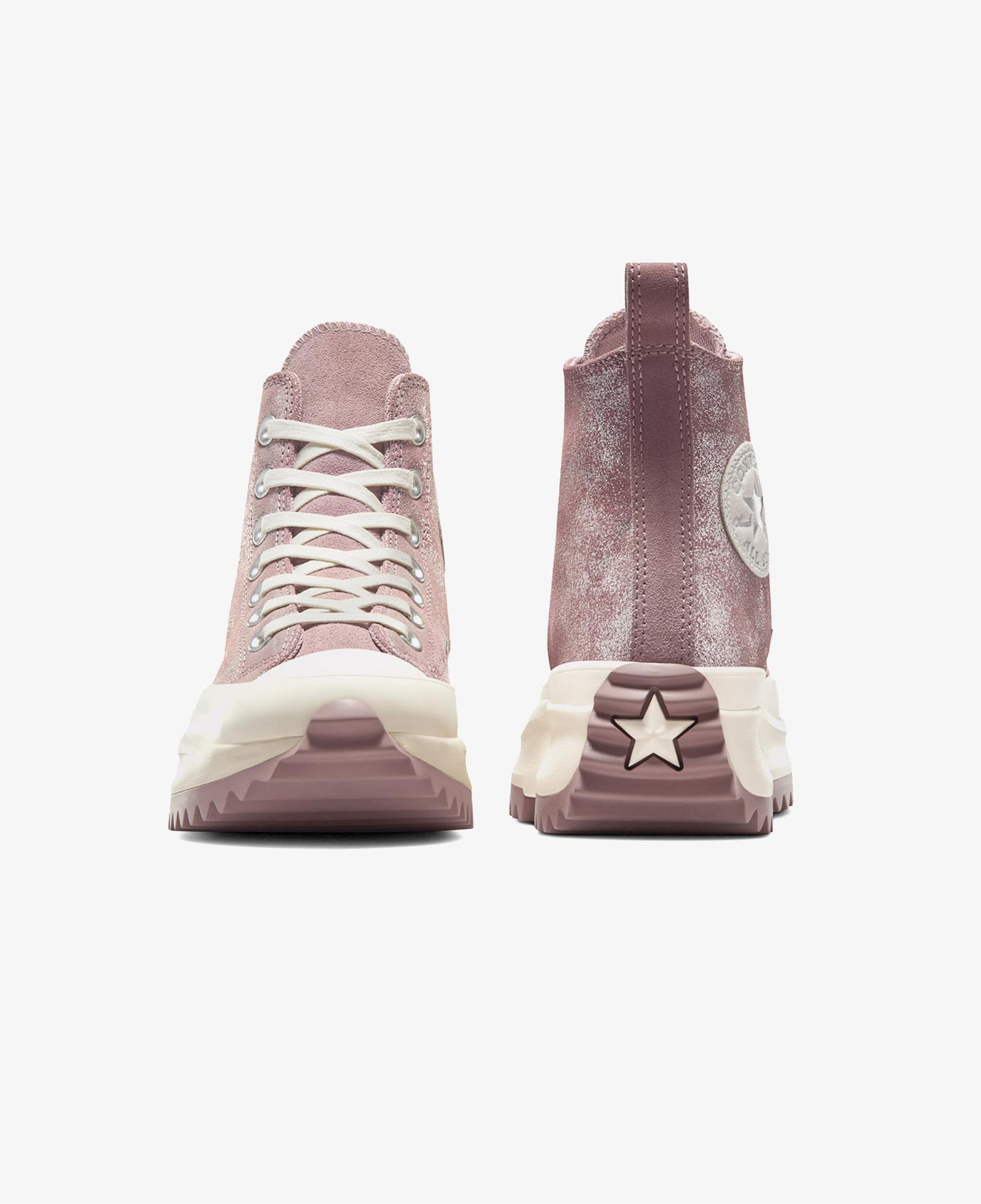 Converse Run Star Hike Unisex Pembe Süet Platform Sneaker