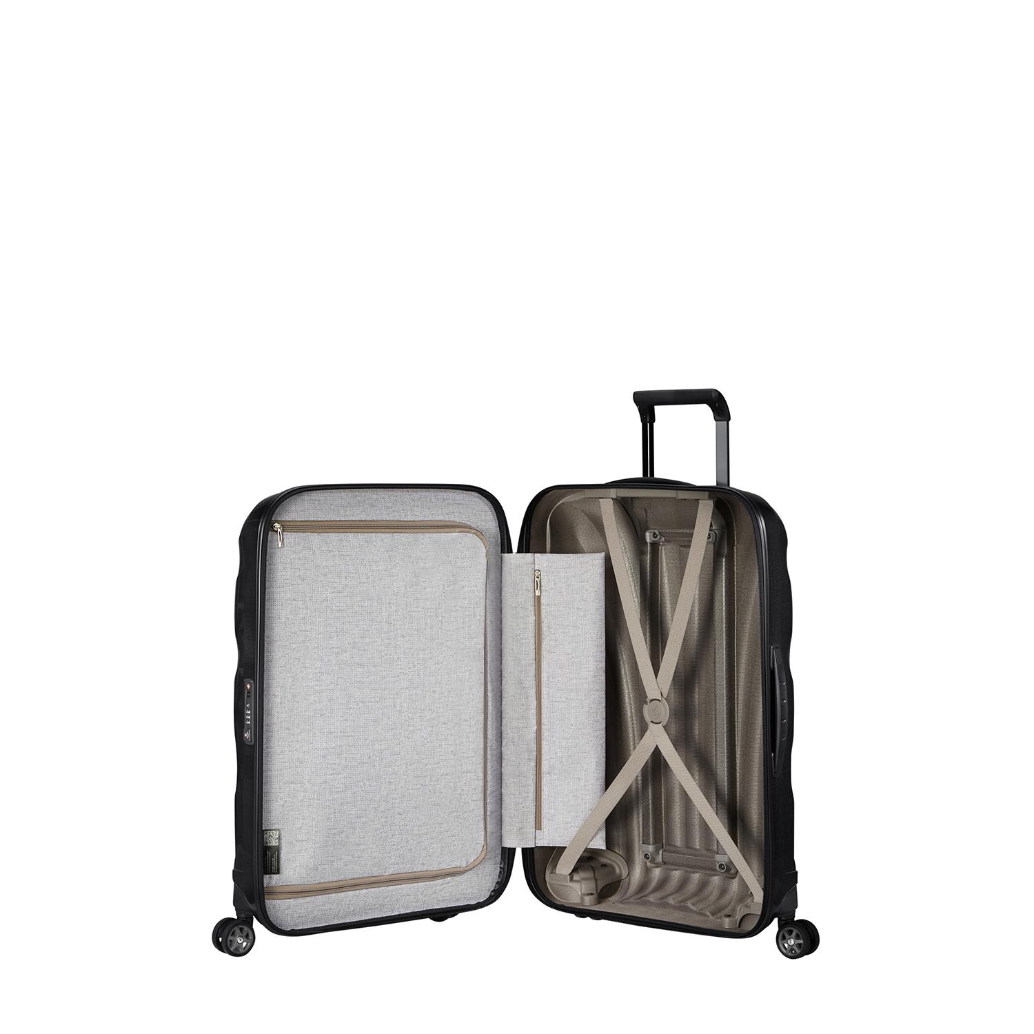 Samsonite Siyah C-Lite - Spinner 4 Tekerlekli Orta Boy Valiz 69cm