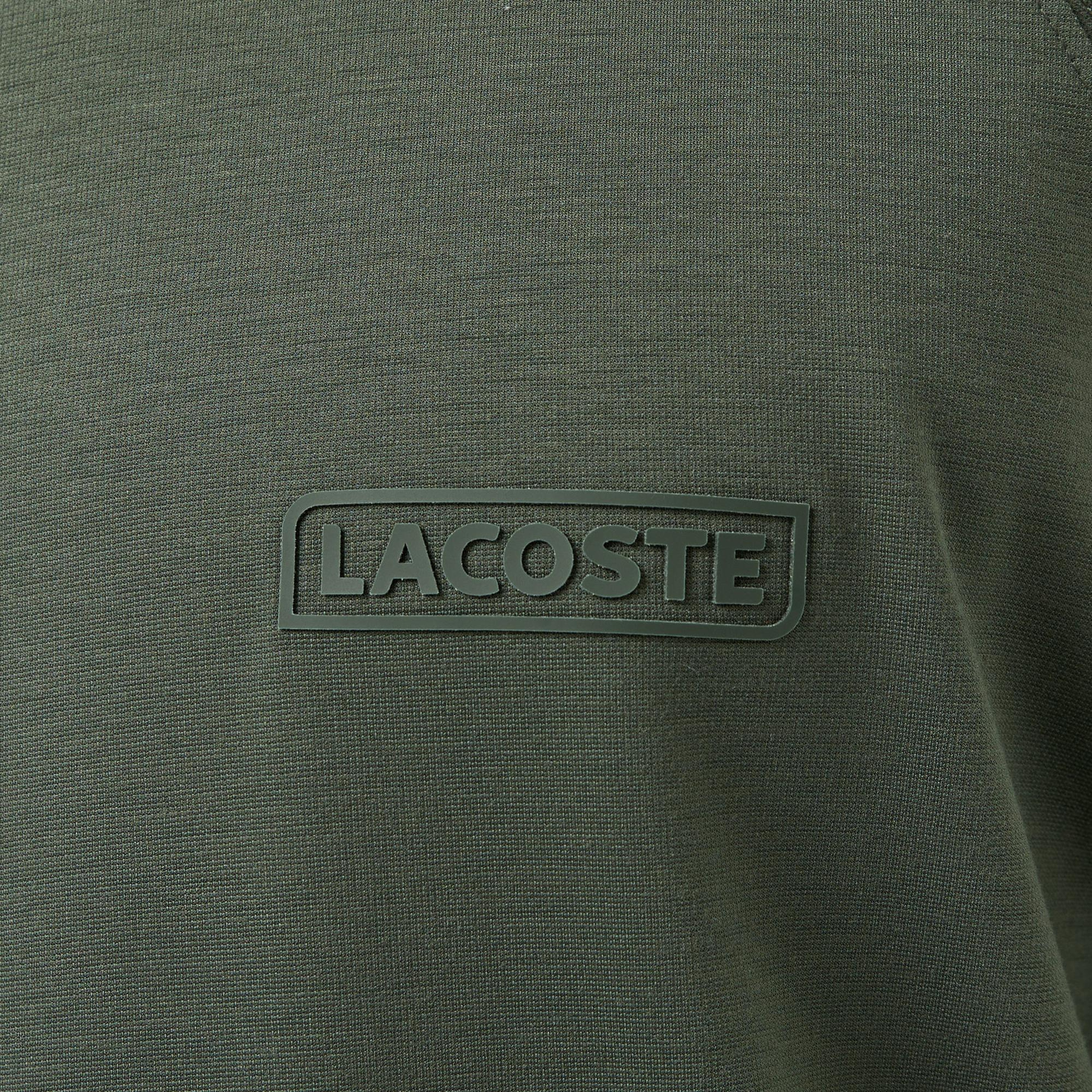Lacoste Erkek Oversize Fit Bisiklet Yaka Koyu Yeşil T-Shirt
