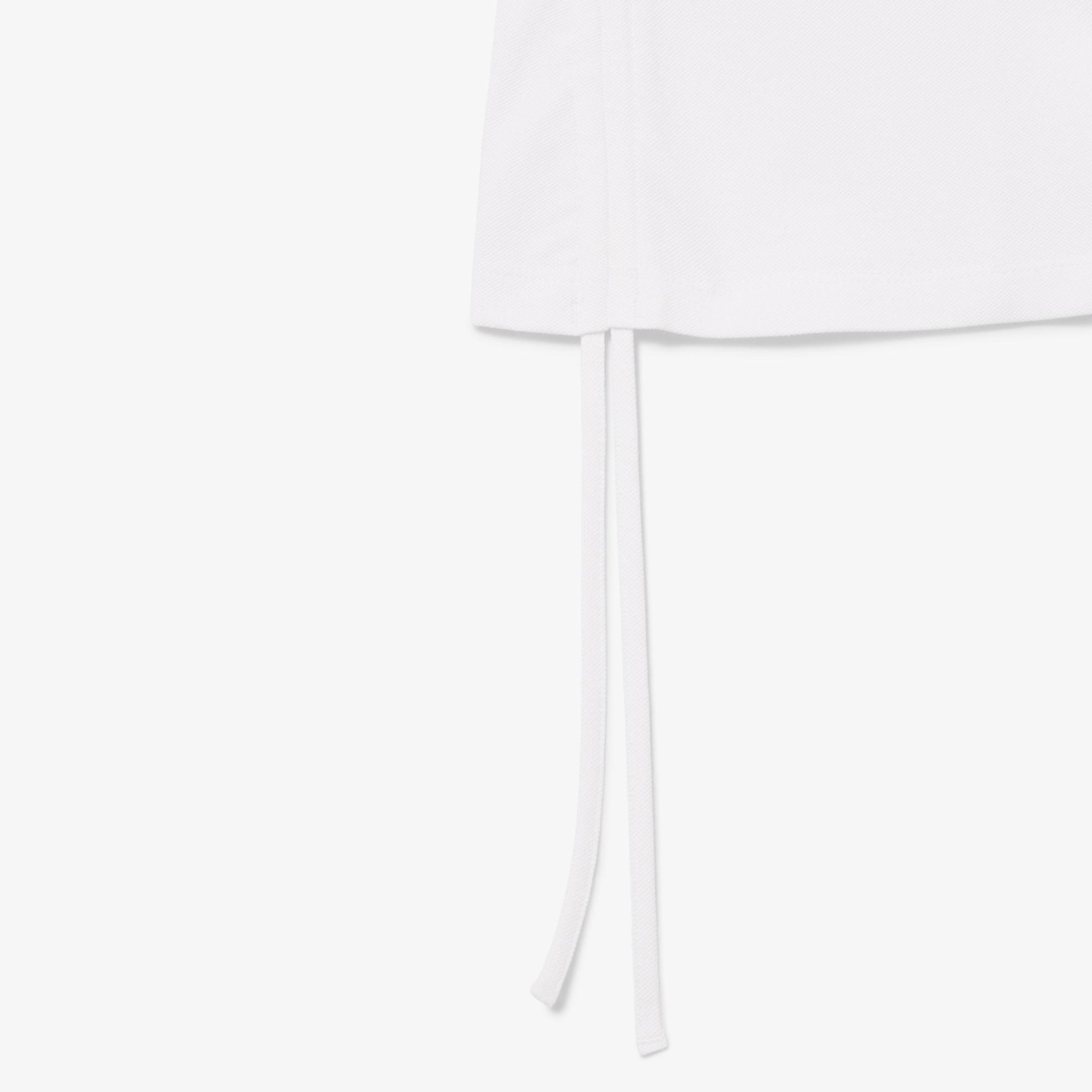 Lacoste Kadın Slim Fit Beyaz Polo