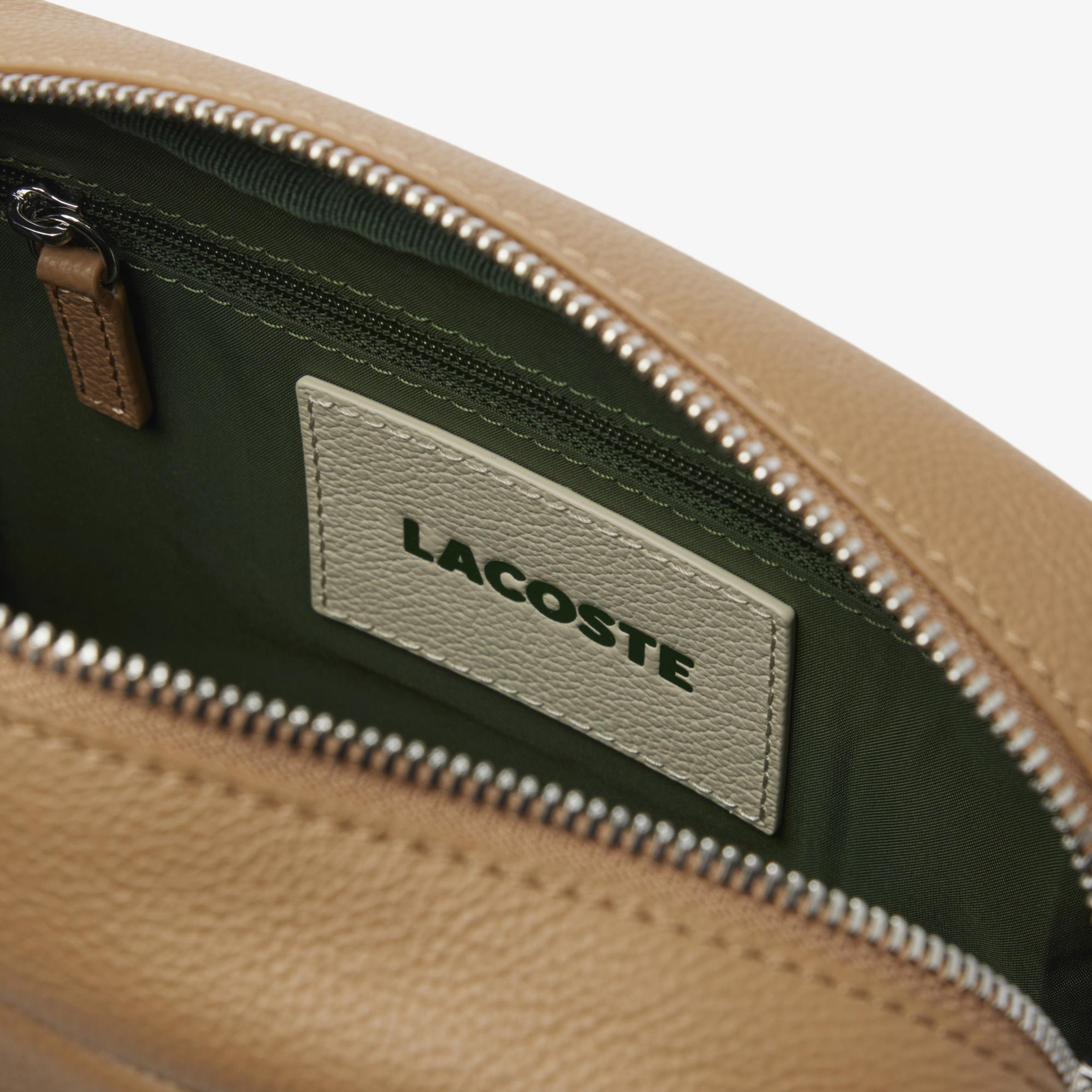 Lacoste City Court Kadın Deri Kahverengi Postacı Çantası