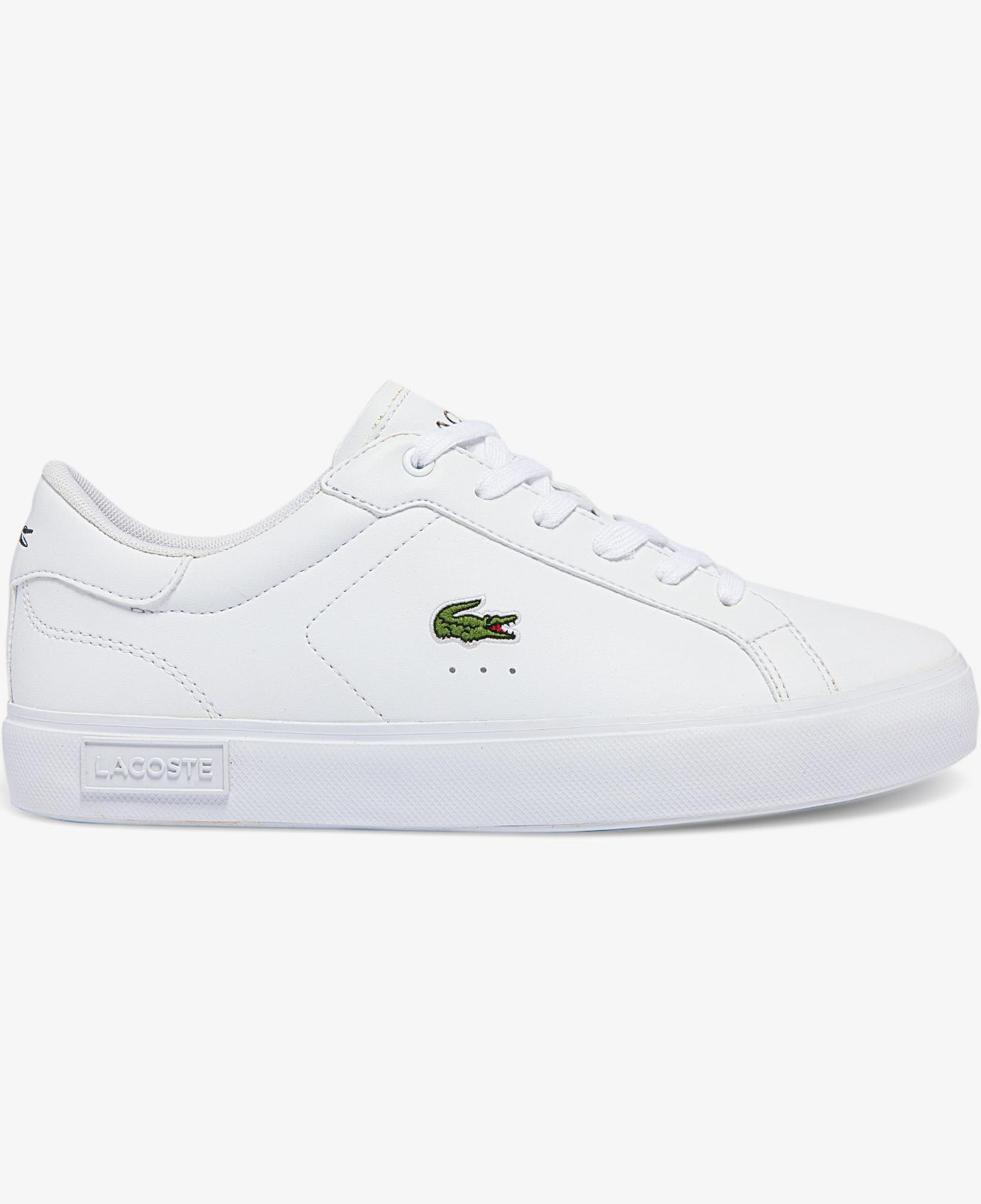 Lacoste POWERCOURT Çocuk Beyaz Spor Ayakkabı