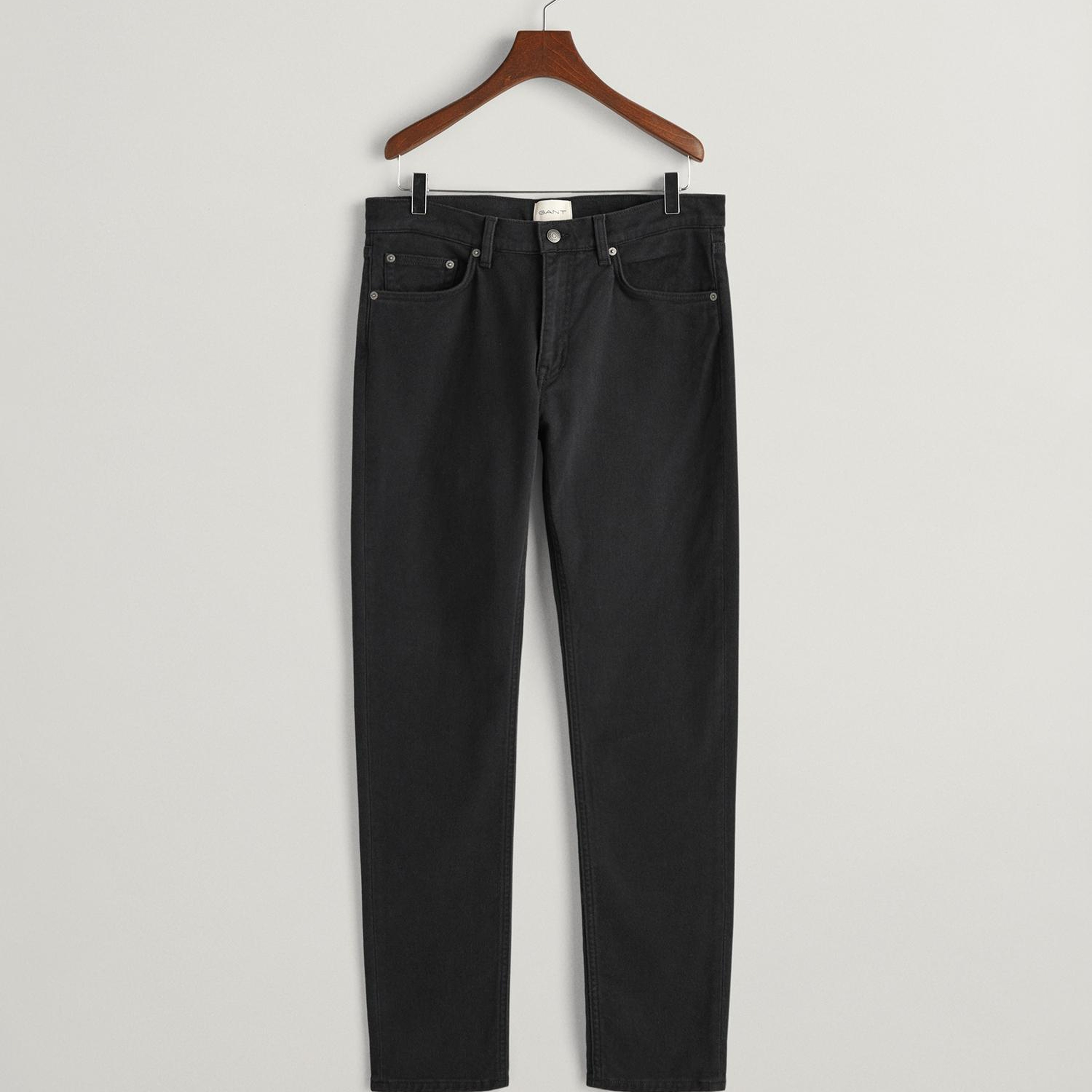 GANT Erkek Siyah Slim Fit Pantolon