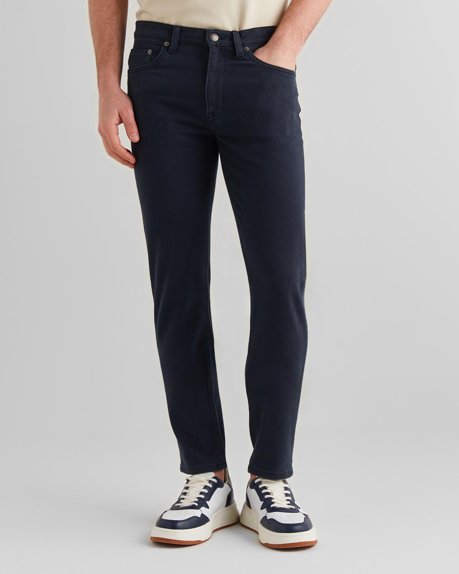 GANT Erkek Siyah Slim Fit Pantolon