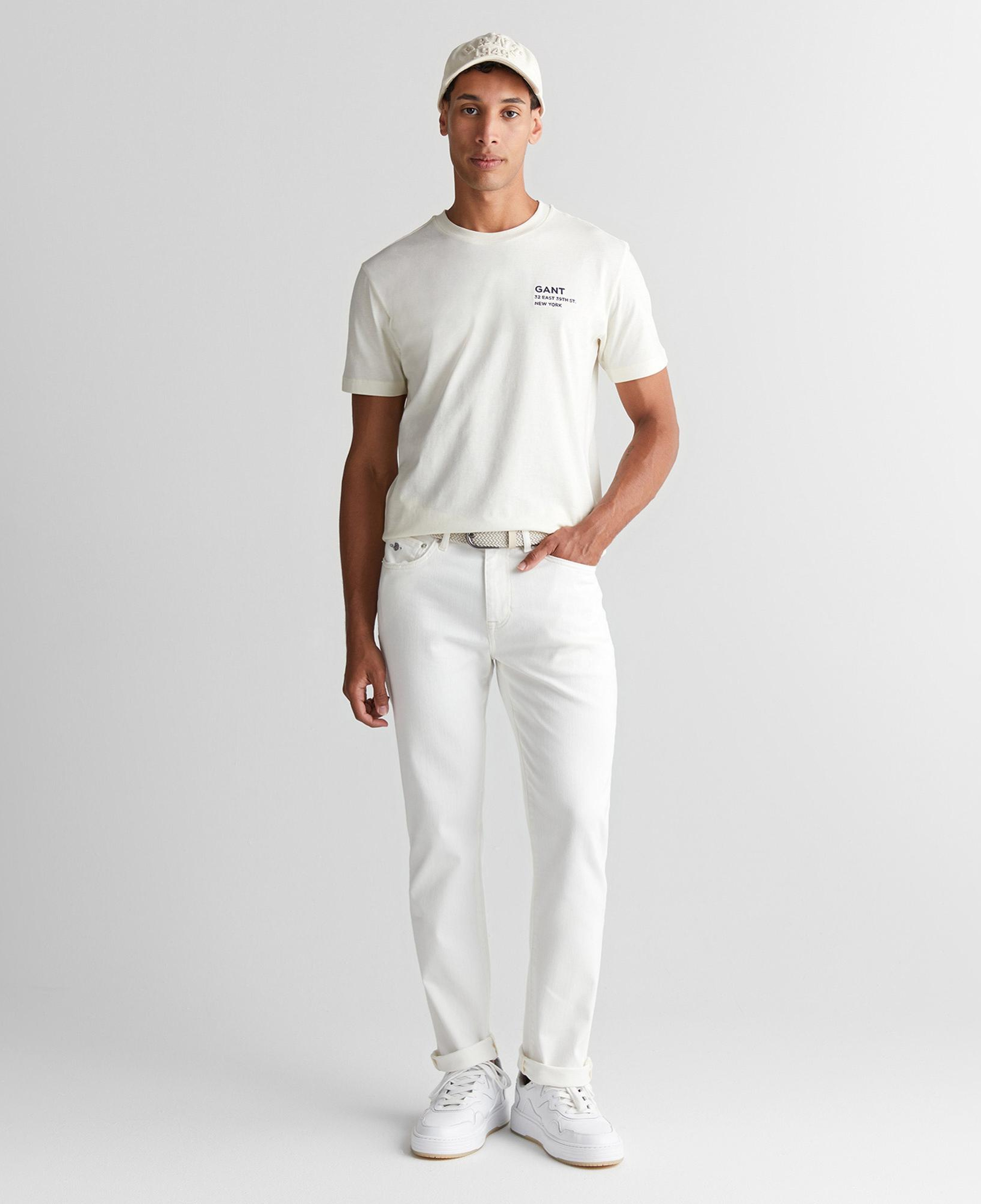 GANT Erkek Krem Regular Fit Pantolon