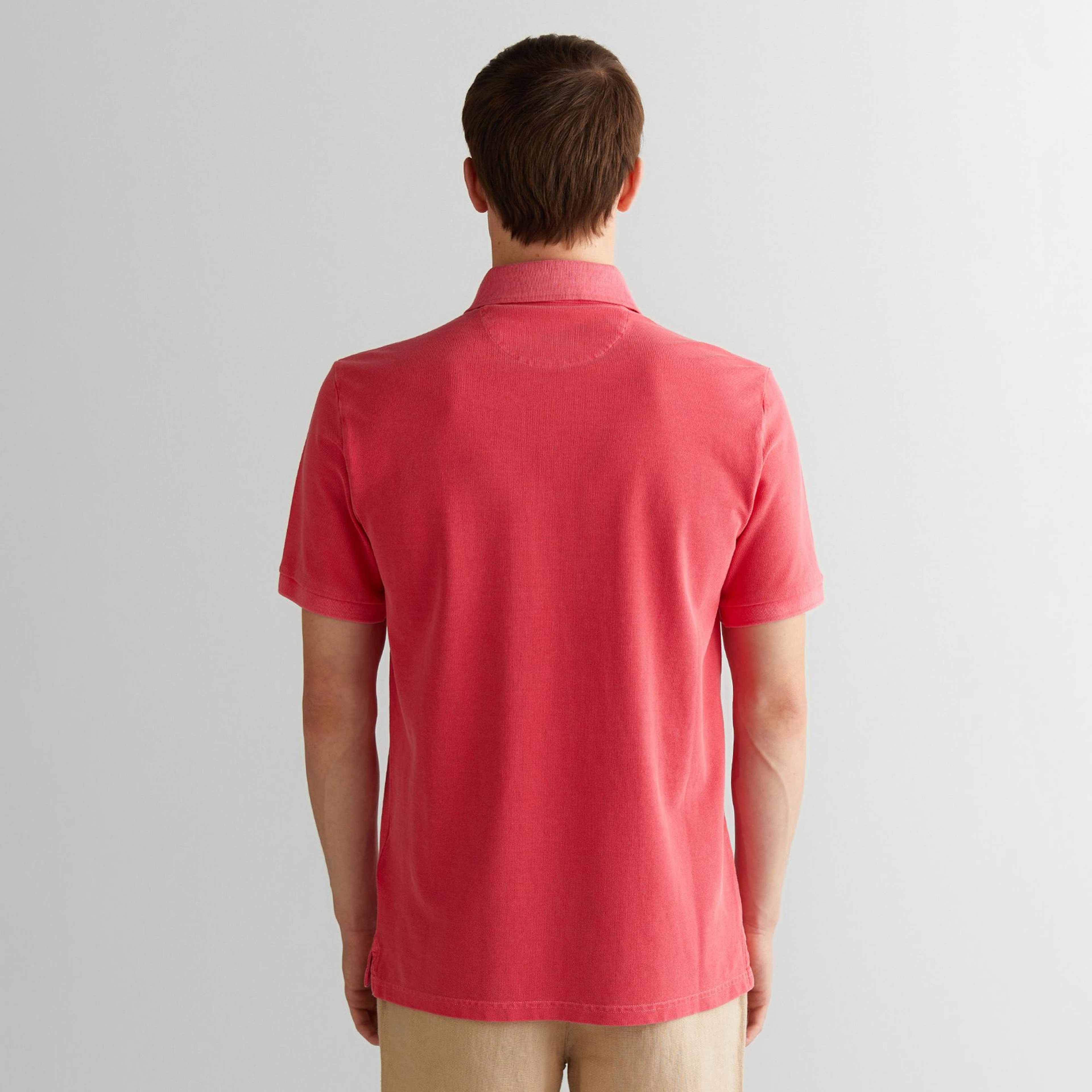 Gant Erkek Kırmızı Regular Fit Polo