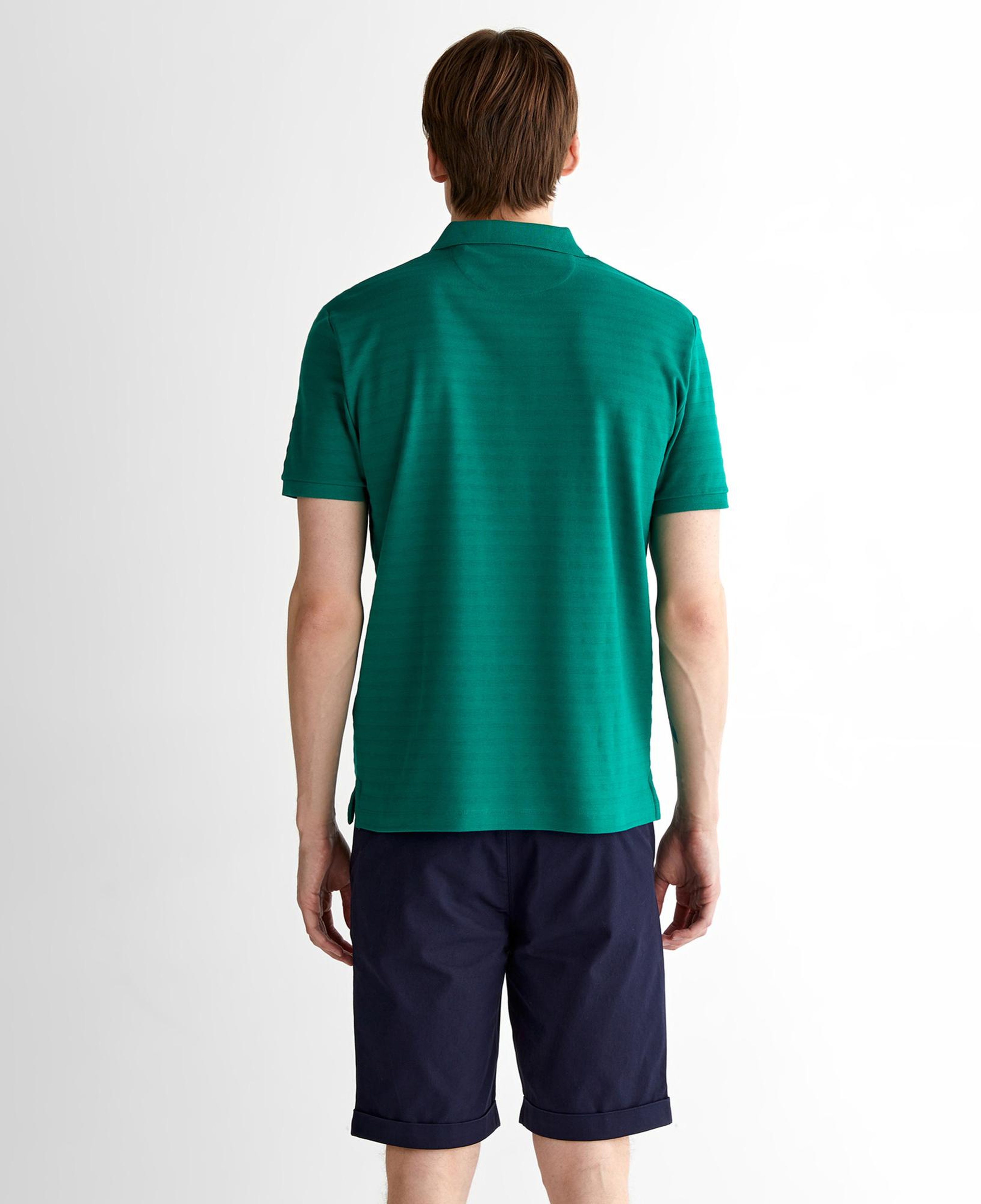 GANT Erkek Yeşil Regular Fit Çizgili Polo