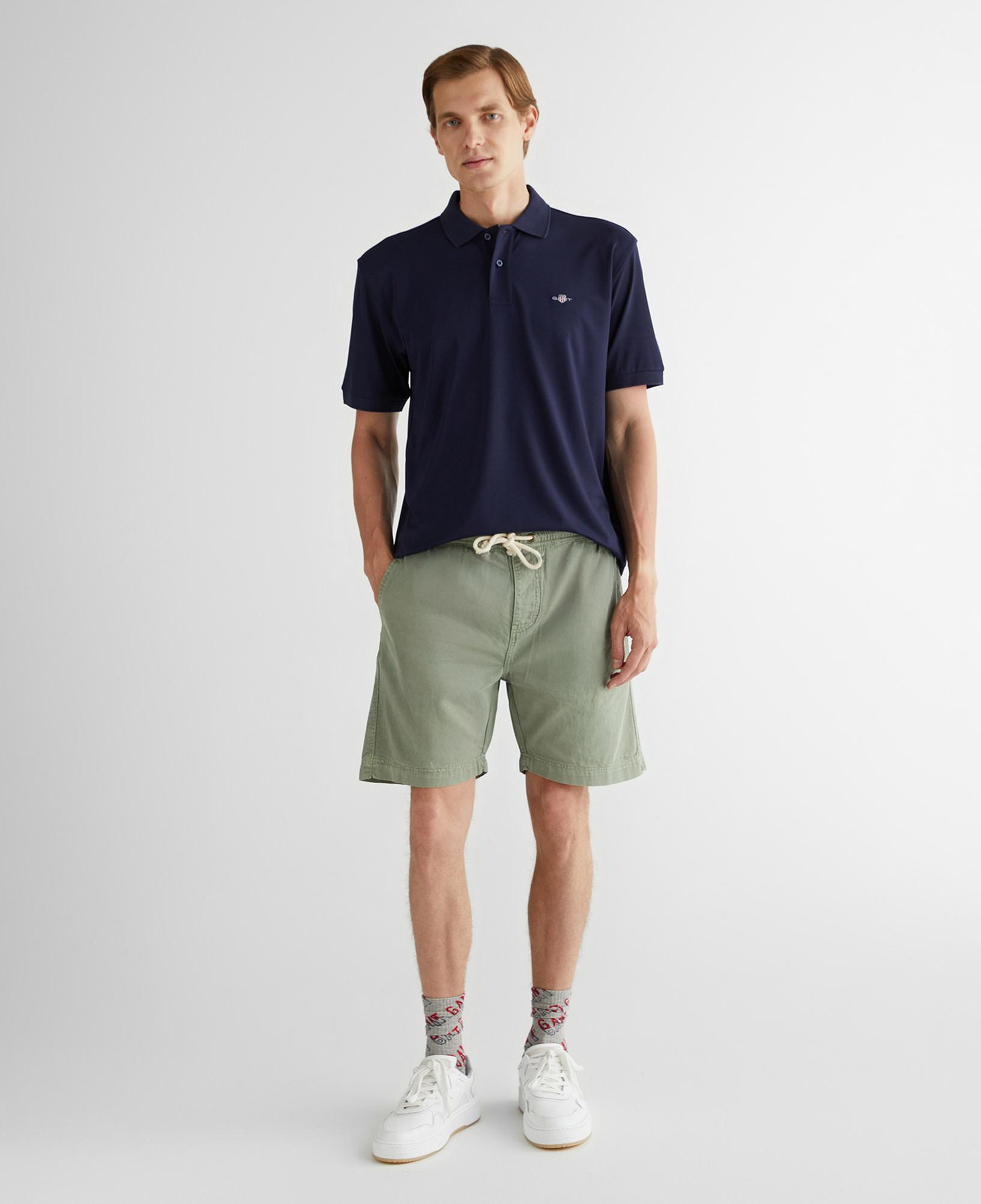 GANT Erkek Lacivert Relaxed Fit Polo