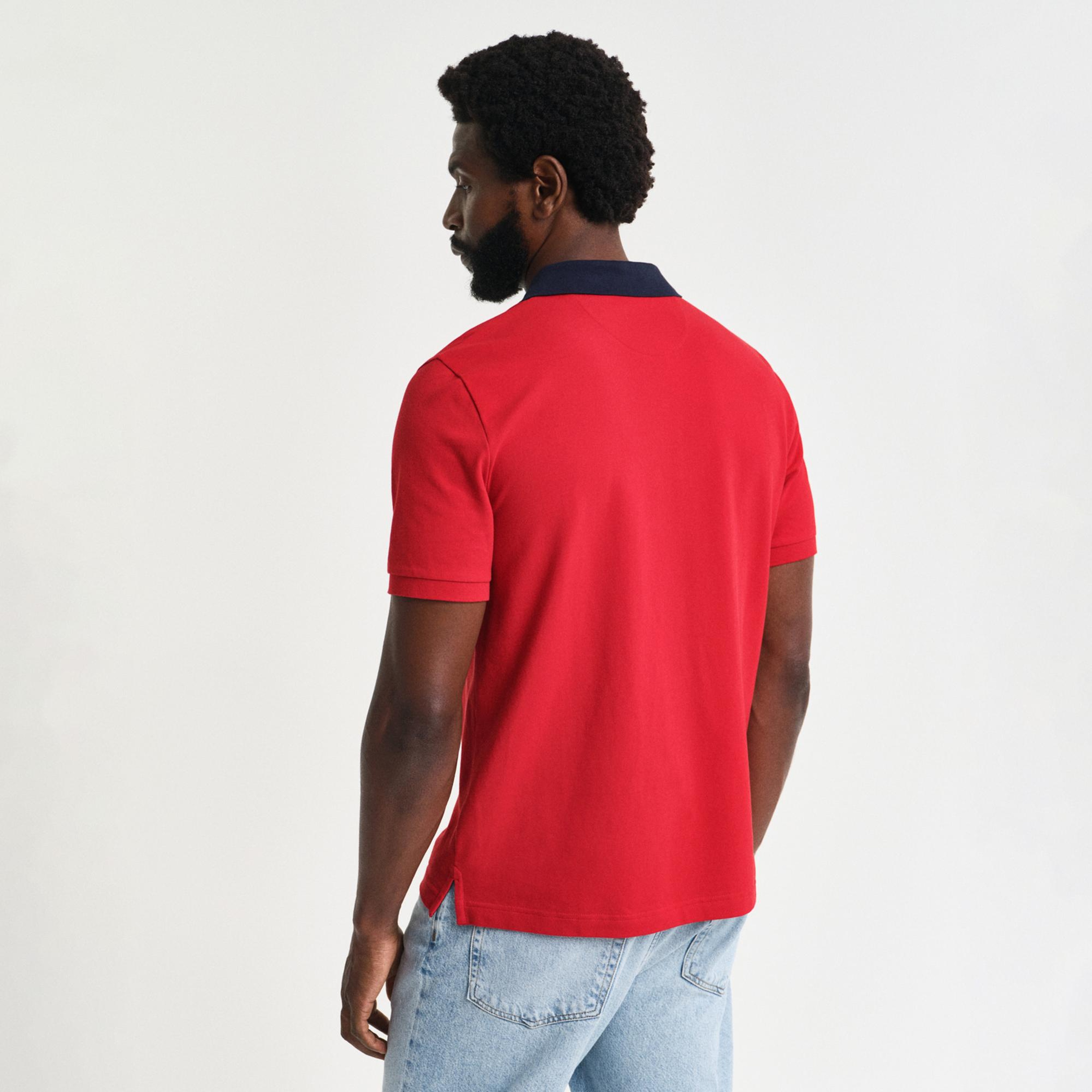 GANT Erkek Kırmızı Regular Fit Polo
