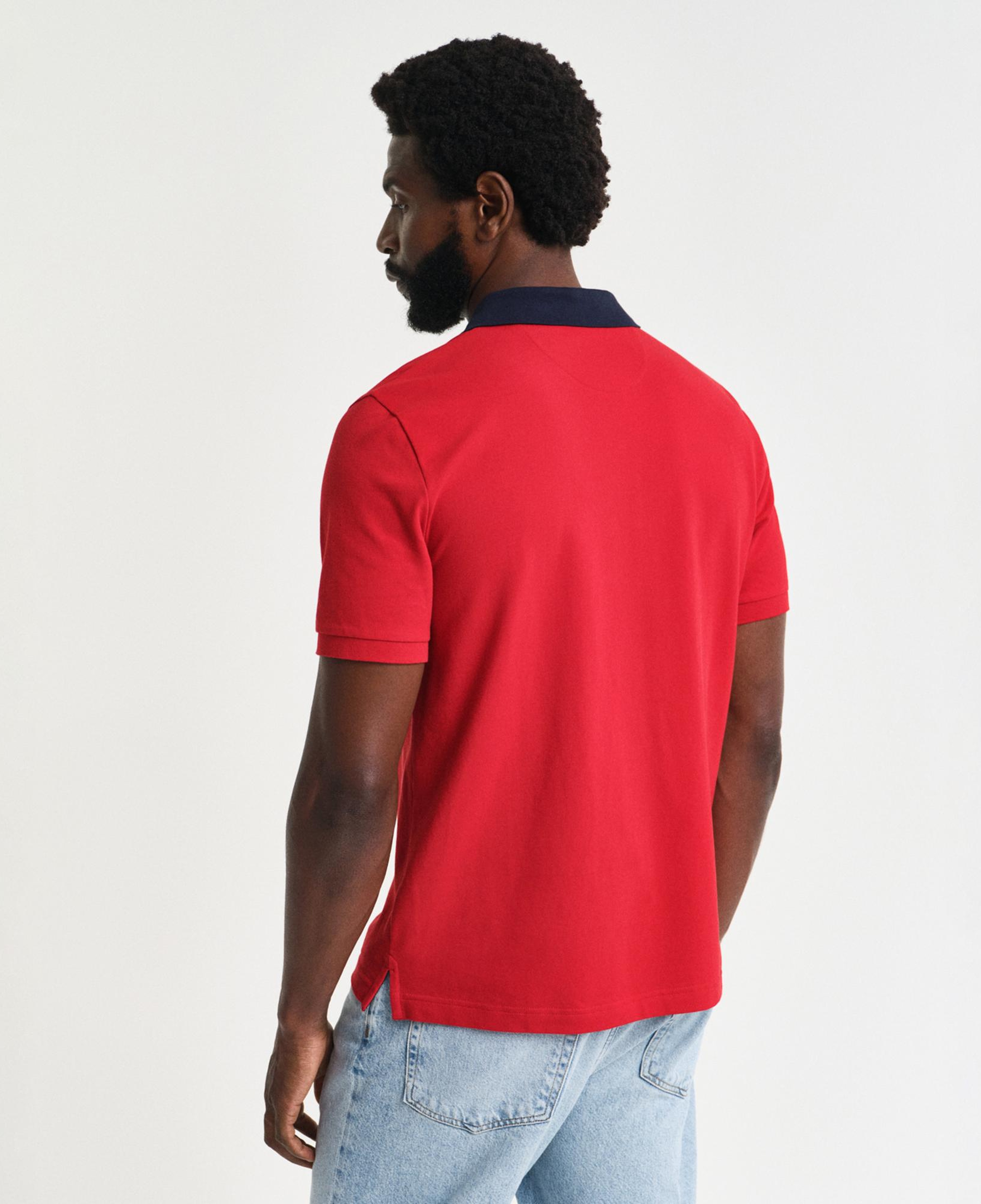 GANT Erkek Kırmızı Regular Fit Polo