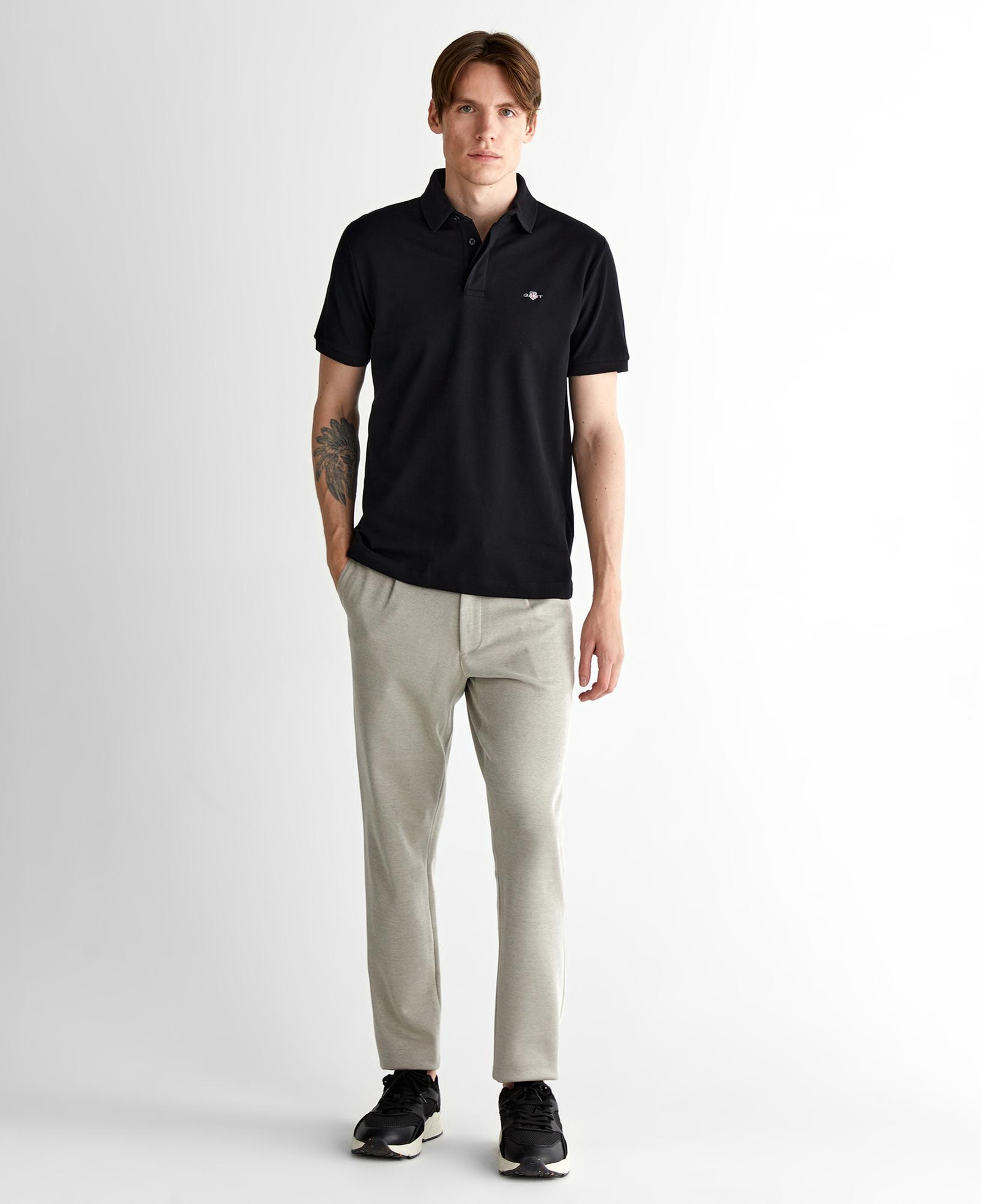 GANT Erkek Siyah Polo