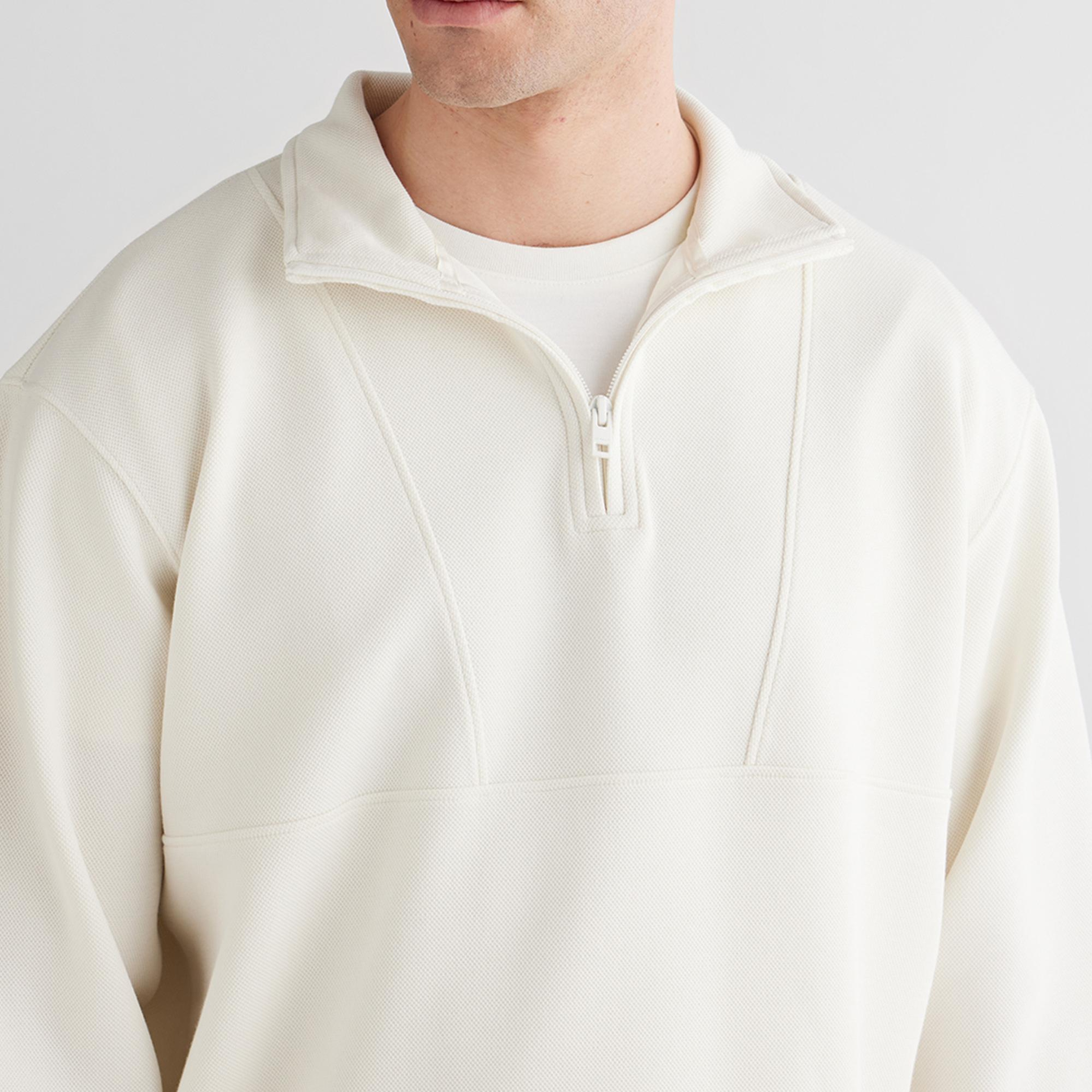 GANT Erkek Krem Relaxed Fit Sweatshirt