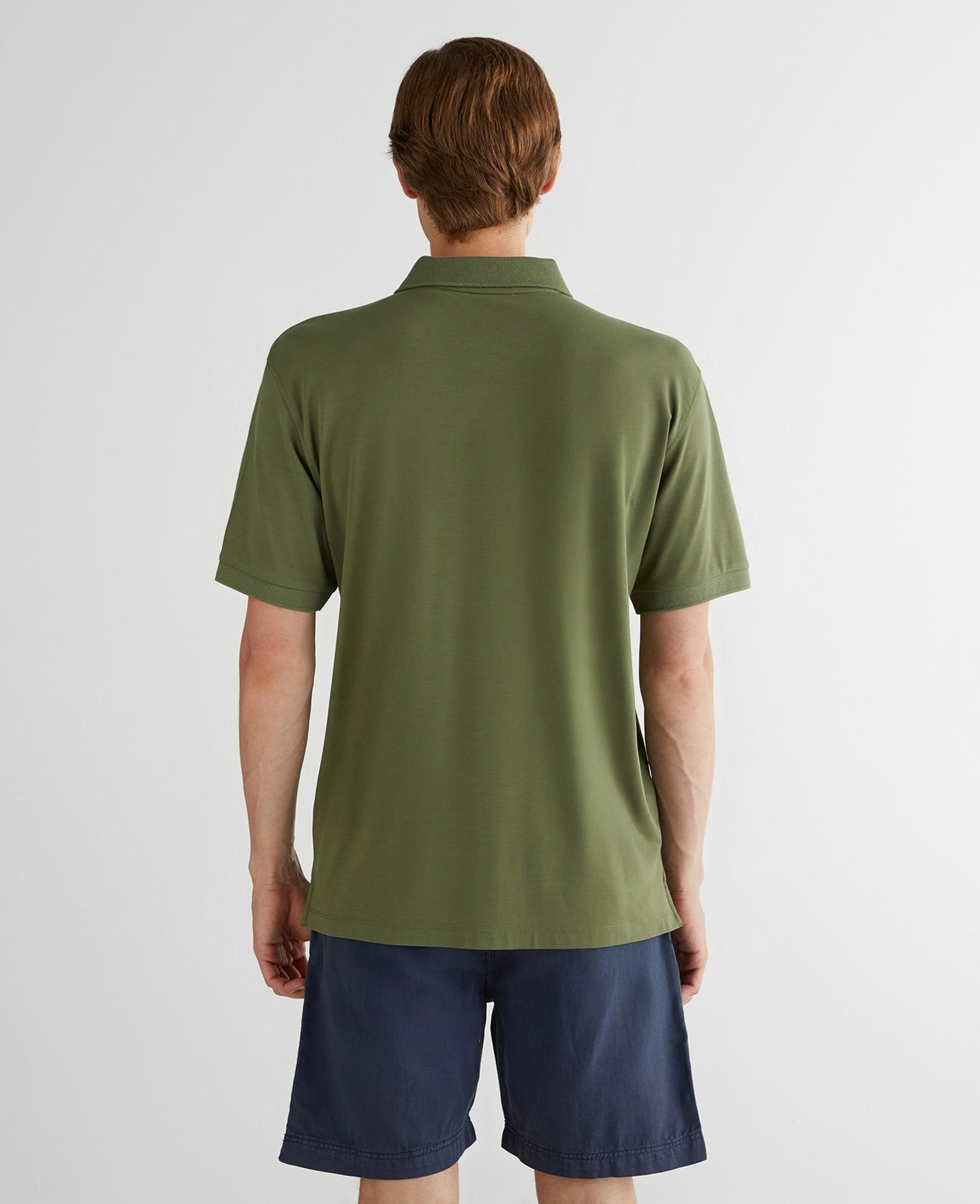 GANT Erkek Yeşil Relaxed Fit Polo