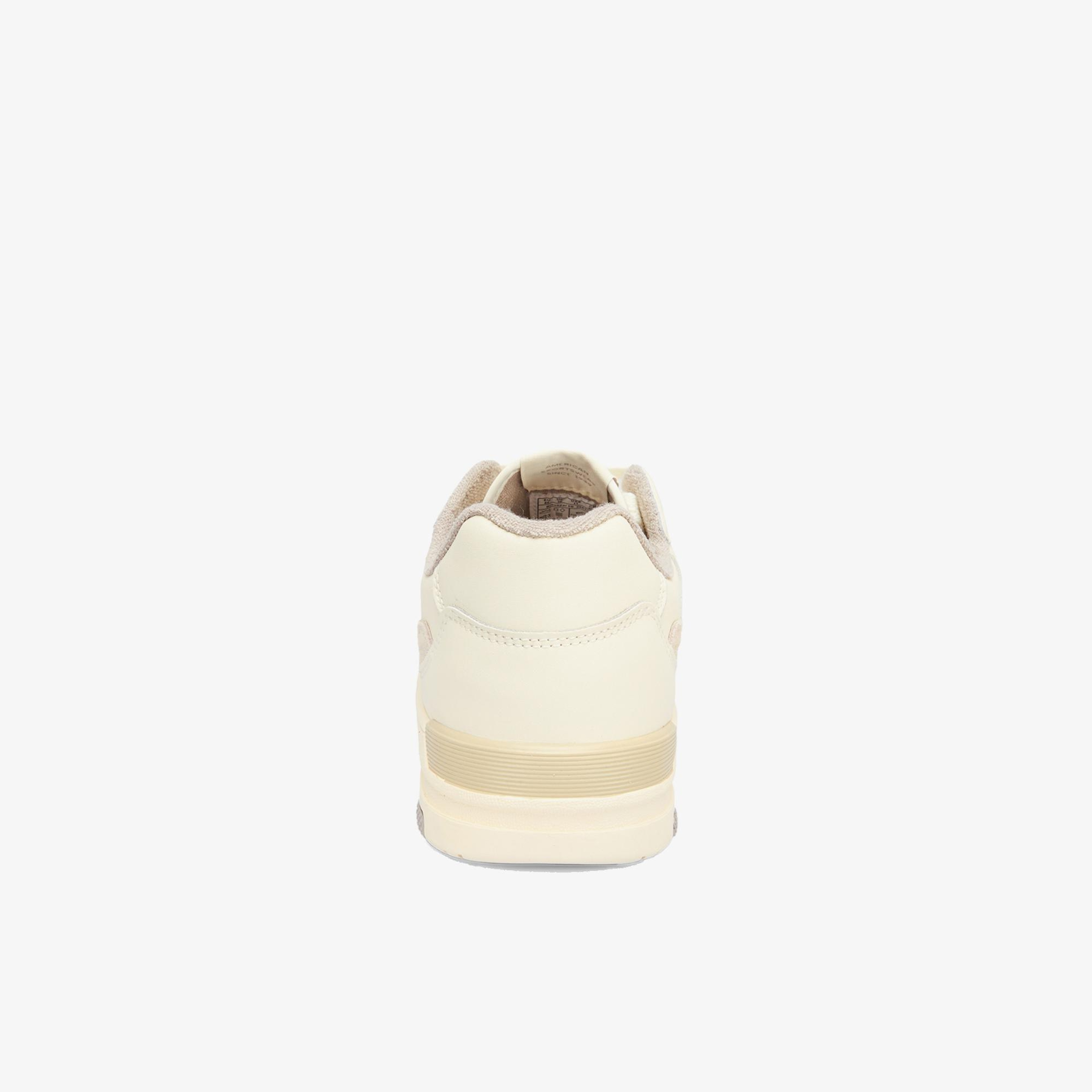 GANT Erkek Krem Deri Logolu Sneaker
