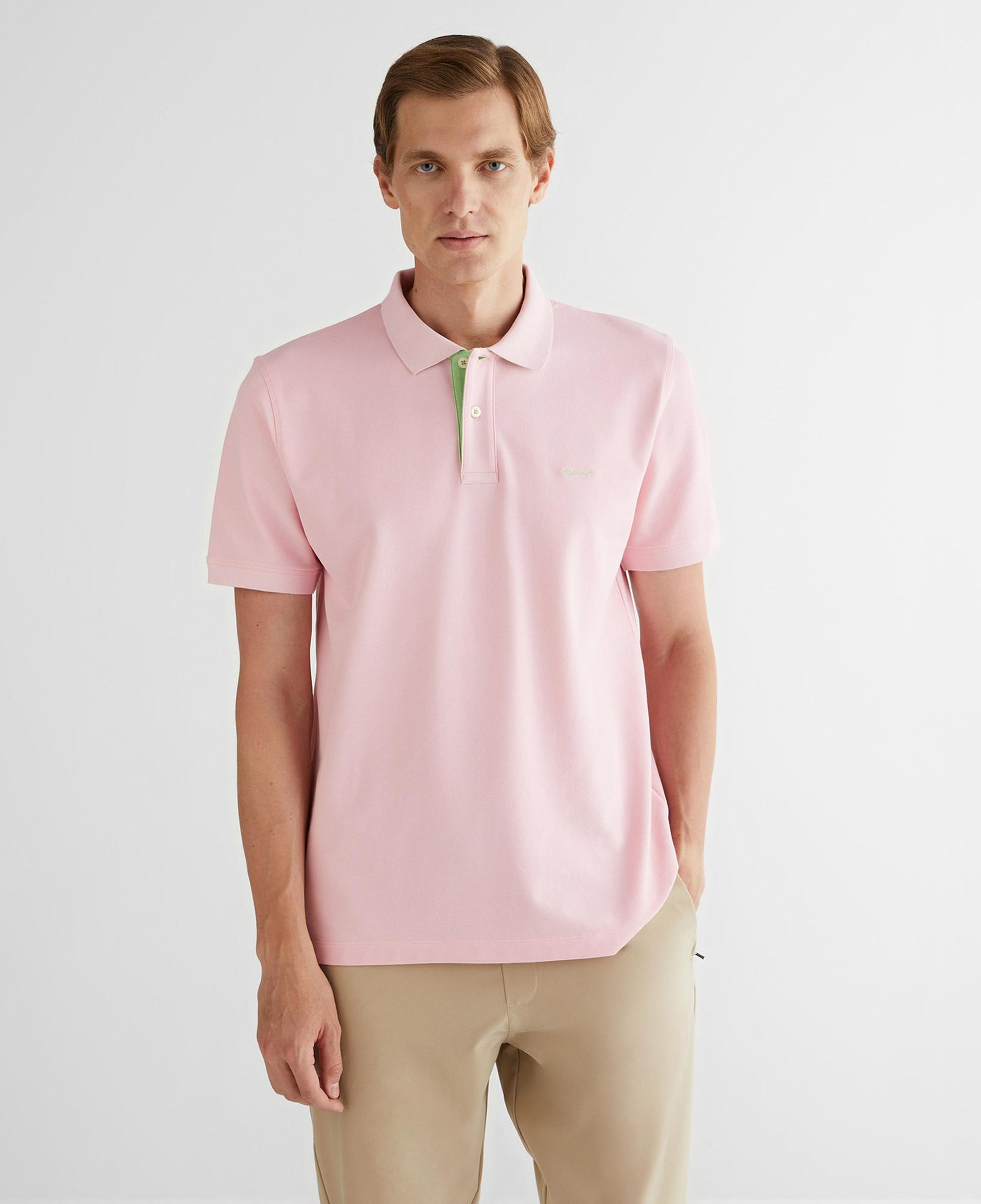 GANT Erkek Pembe Regular Fit Polo