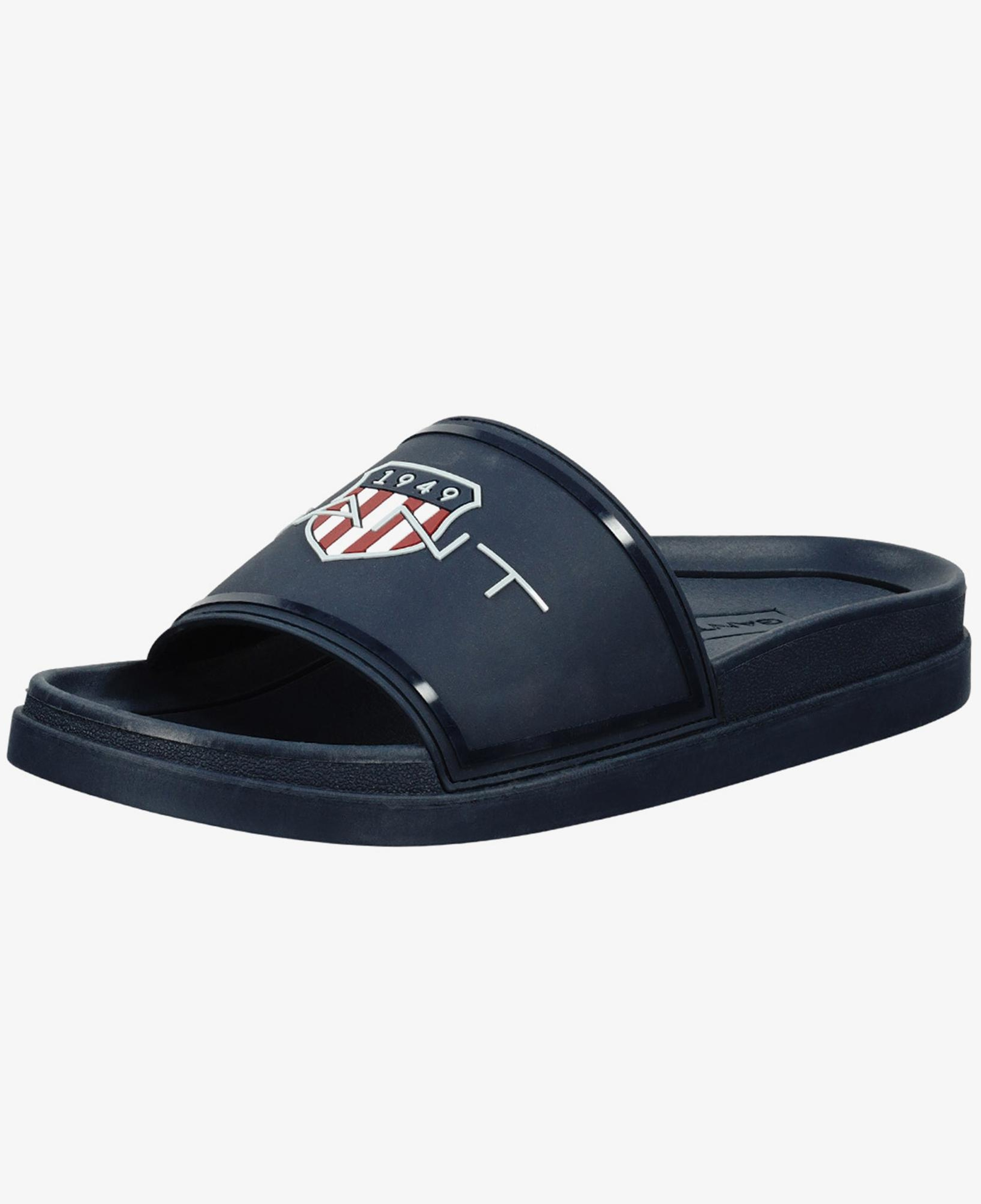 GANT Erkek Lacivert Logolu Terlik