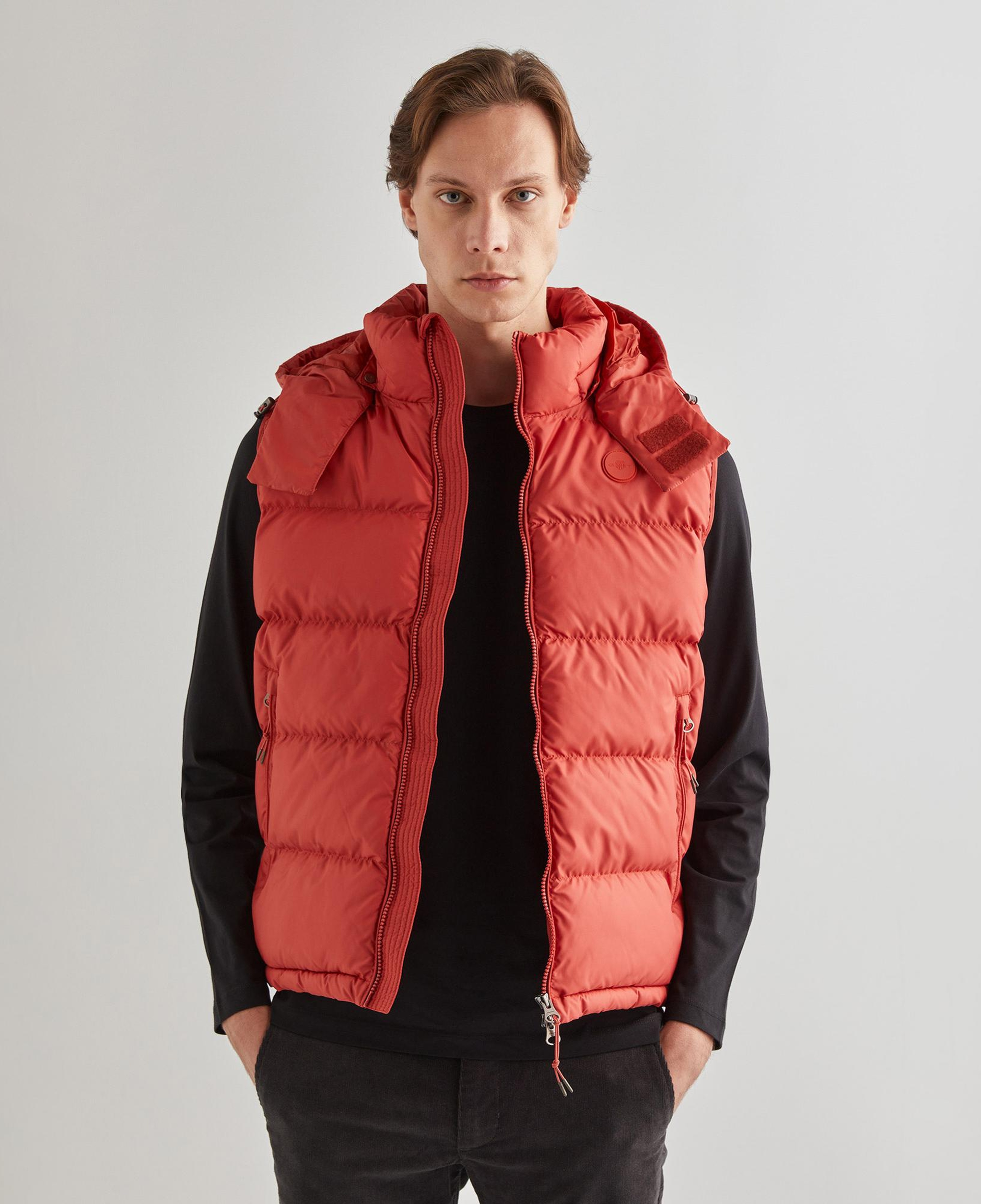 GANT Erkek Kırmızı Kapüşonlu Yelek