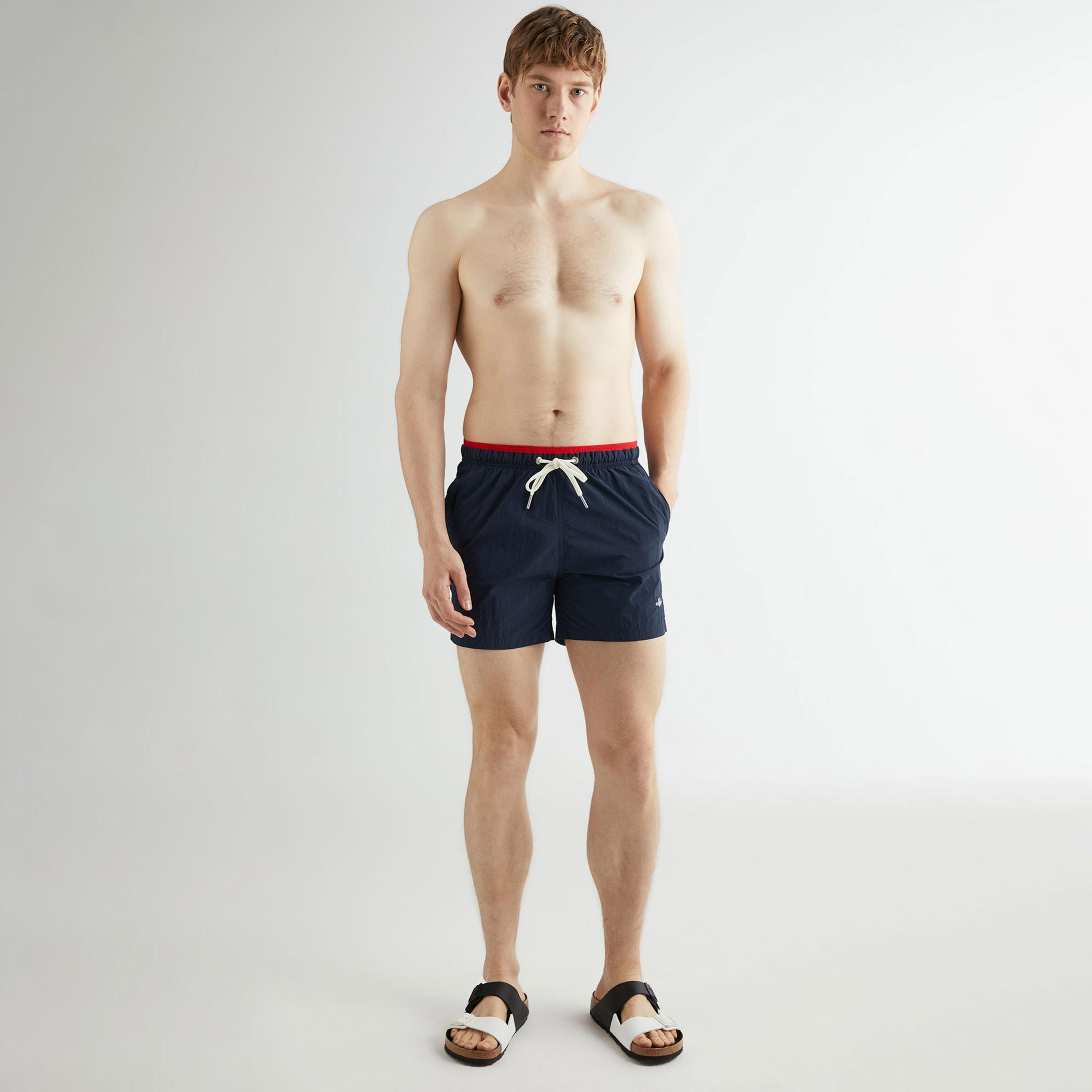 GANT Erkek Lacivert Regular Fit Mayo Şort