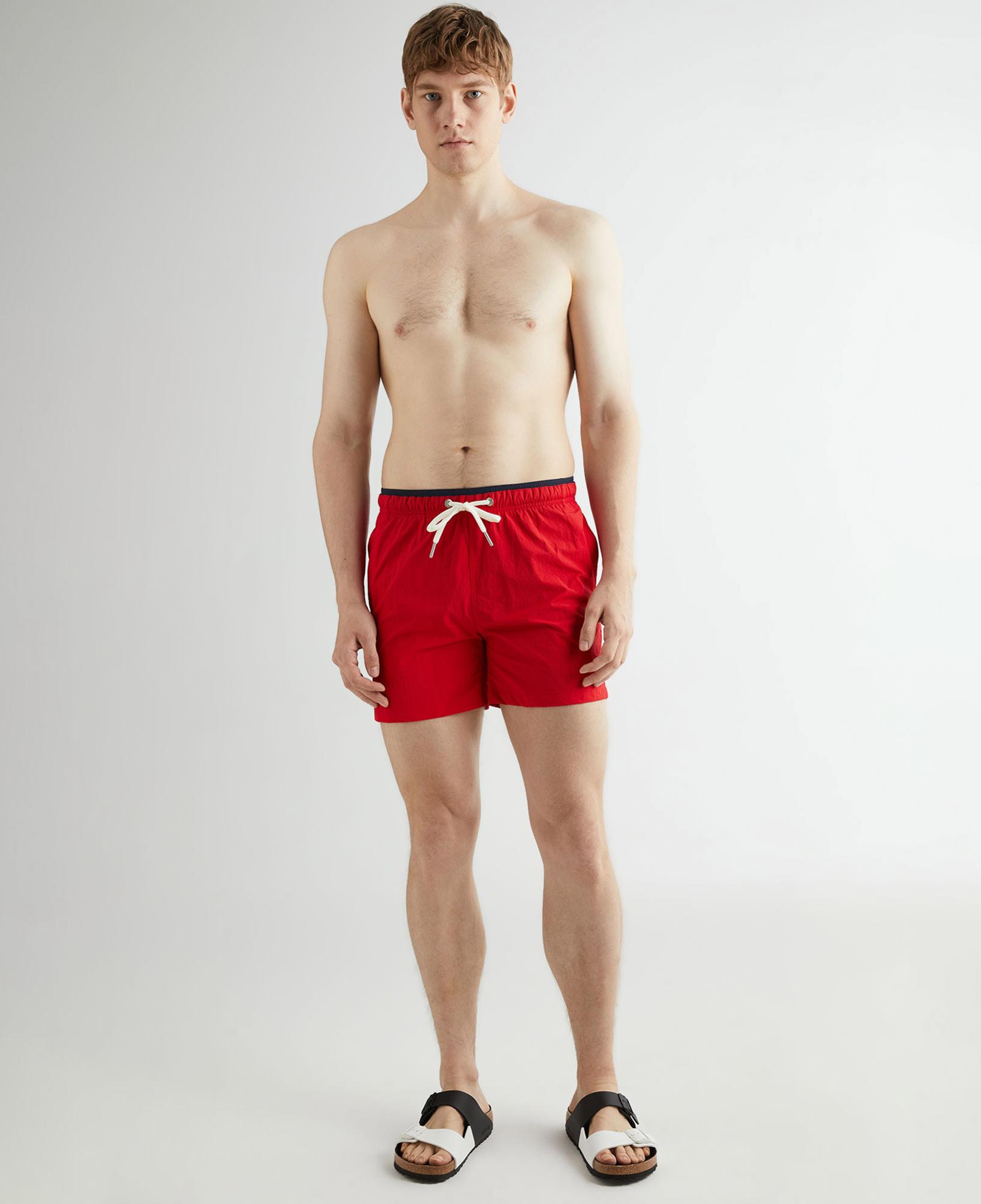 GANT Erkek Kırmızı Regular Fit Mayo Şort