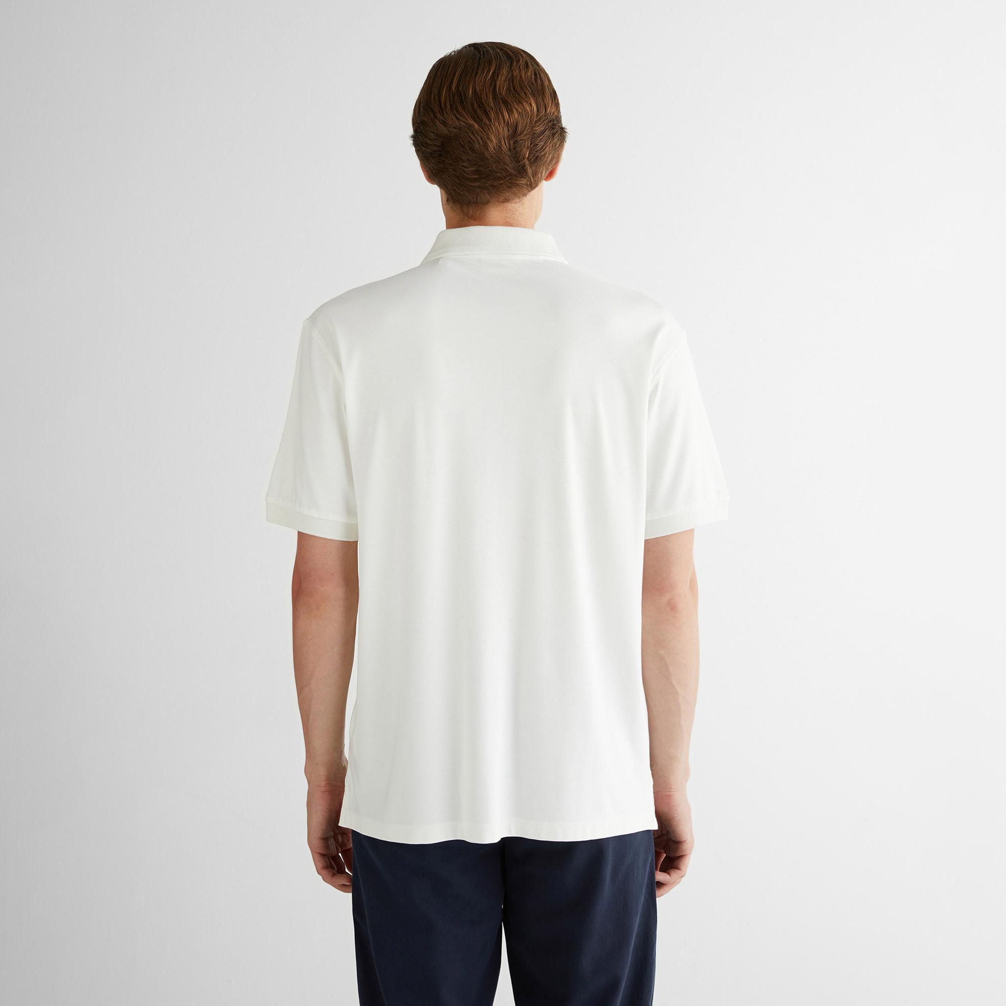 GANT Erkek Krem Relaxed Fit Polo