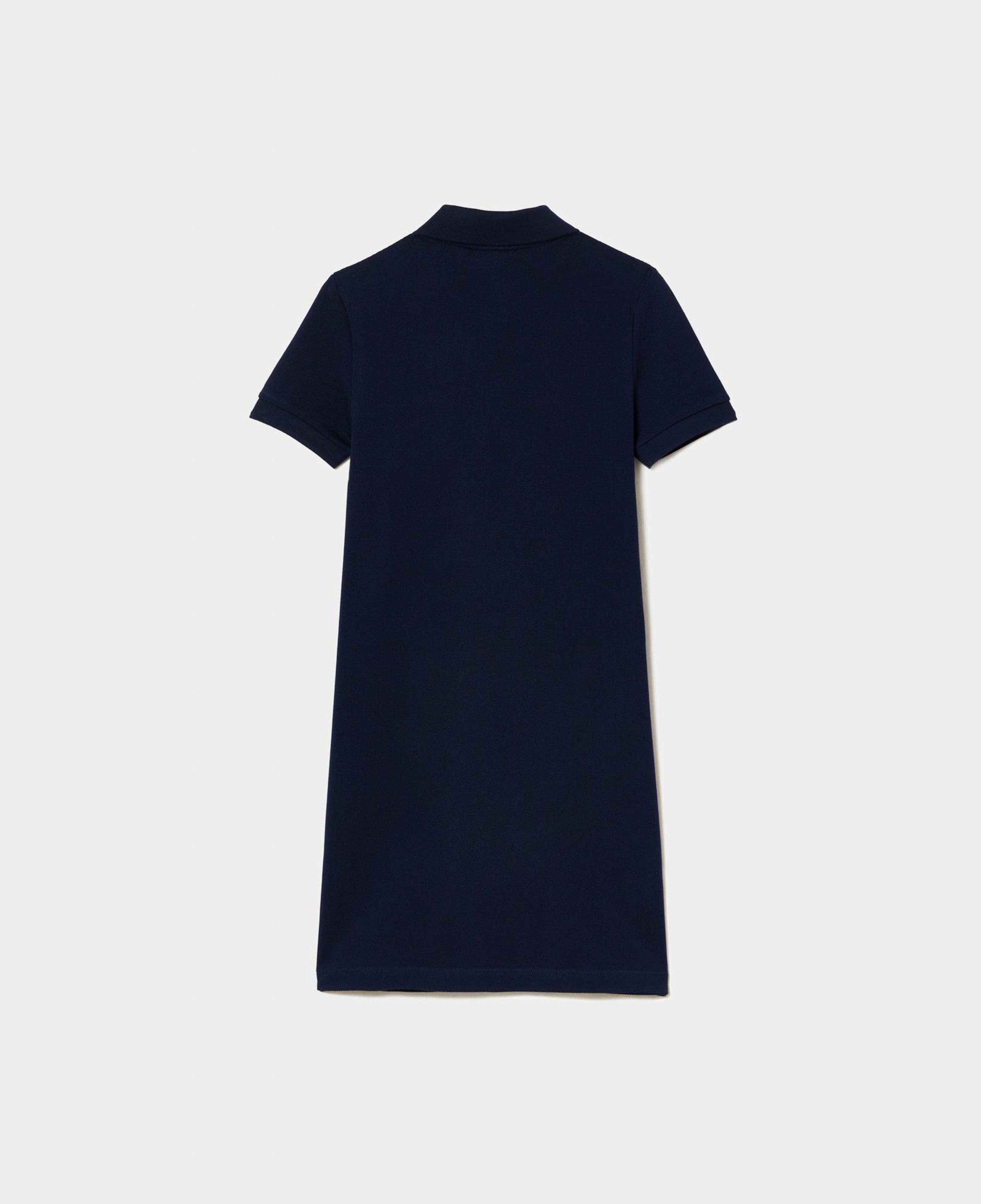 Lacoste Kız Çocuk Kısa Kollu Polo Yaka Lacivert Elbise