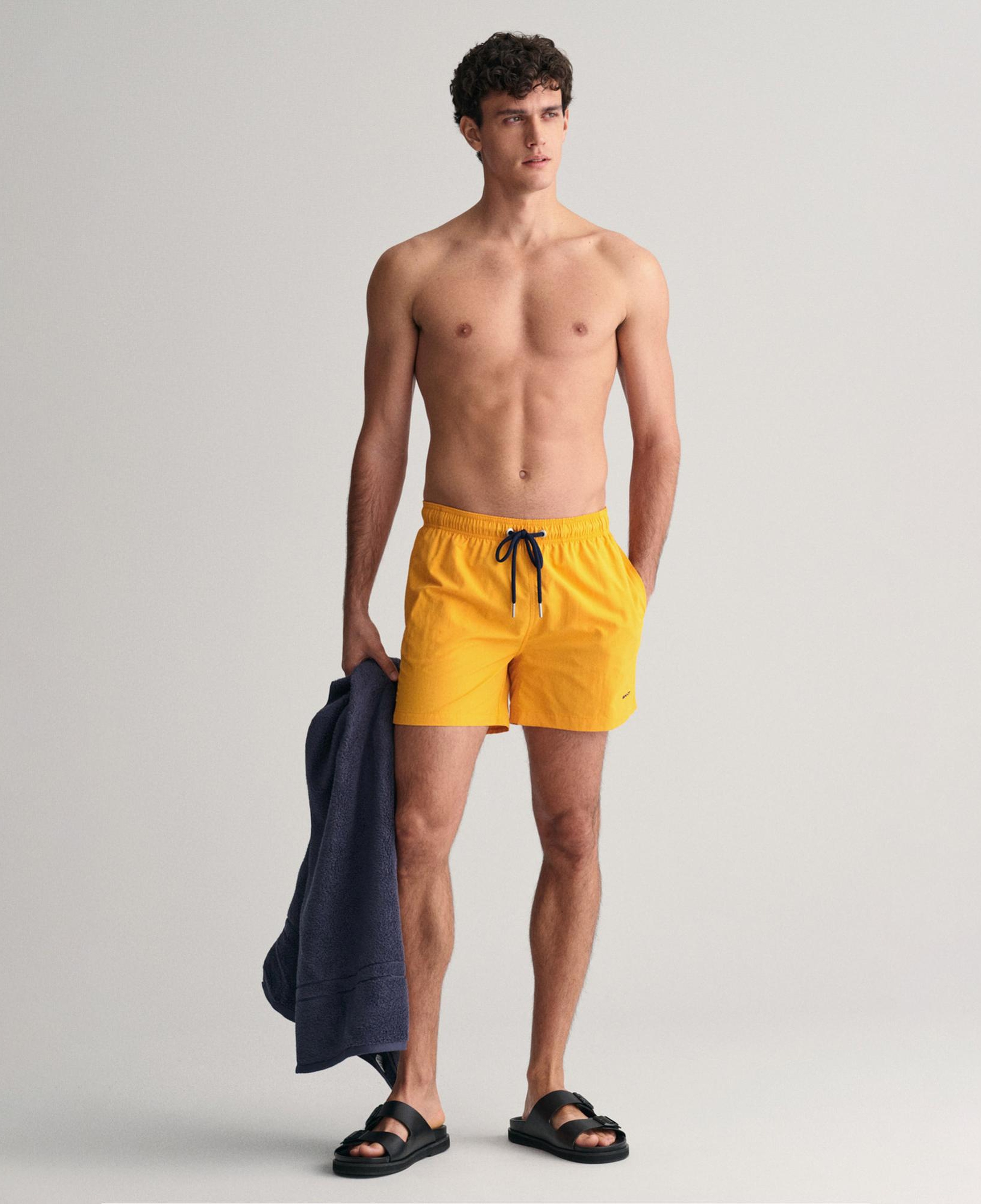 GANT Erkek Sarı Regular Fit Mayo Şort