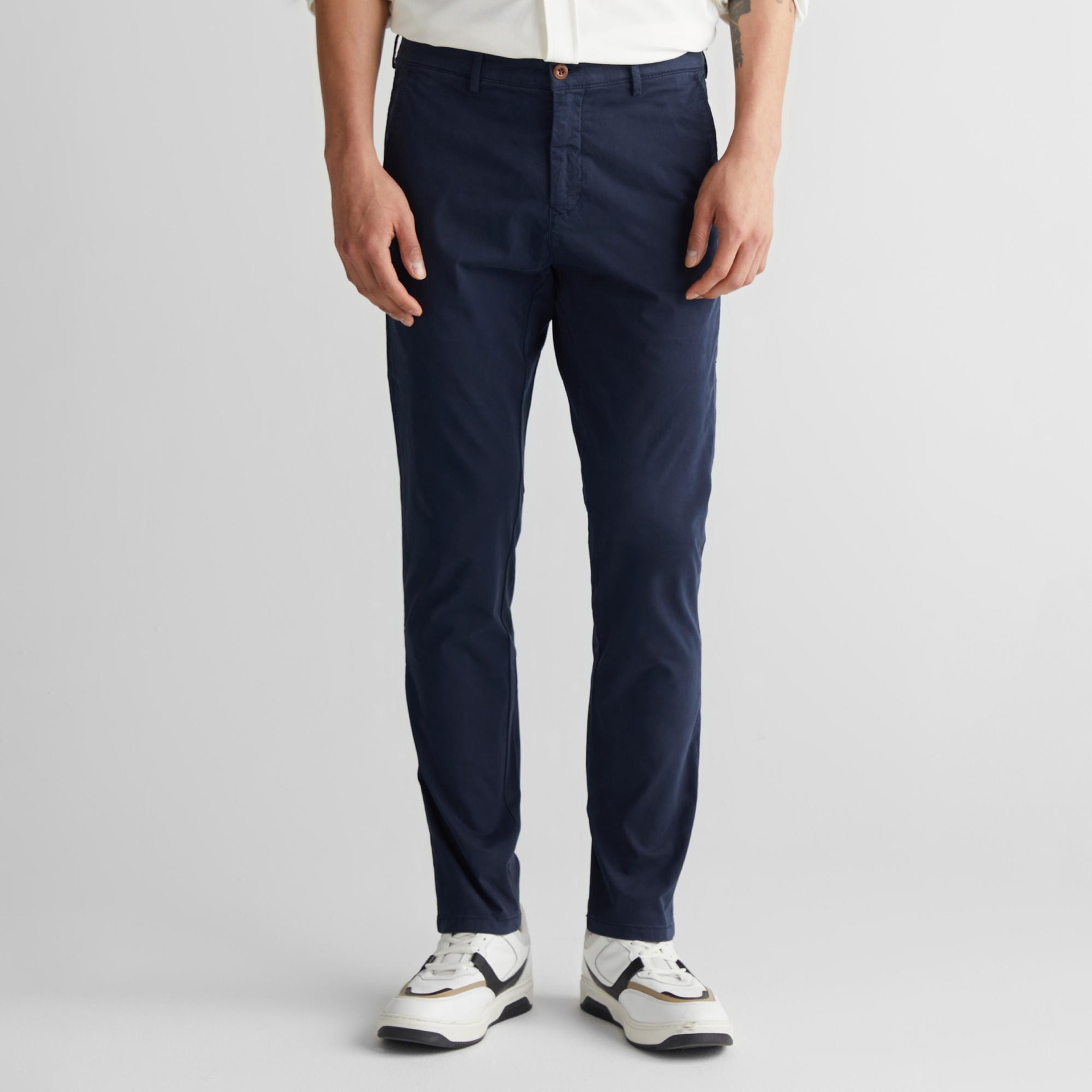 GANT Erkek Lacivert Slim Fit Pantolon