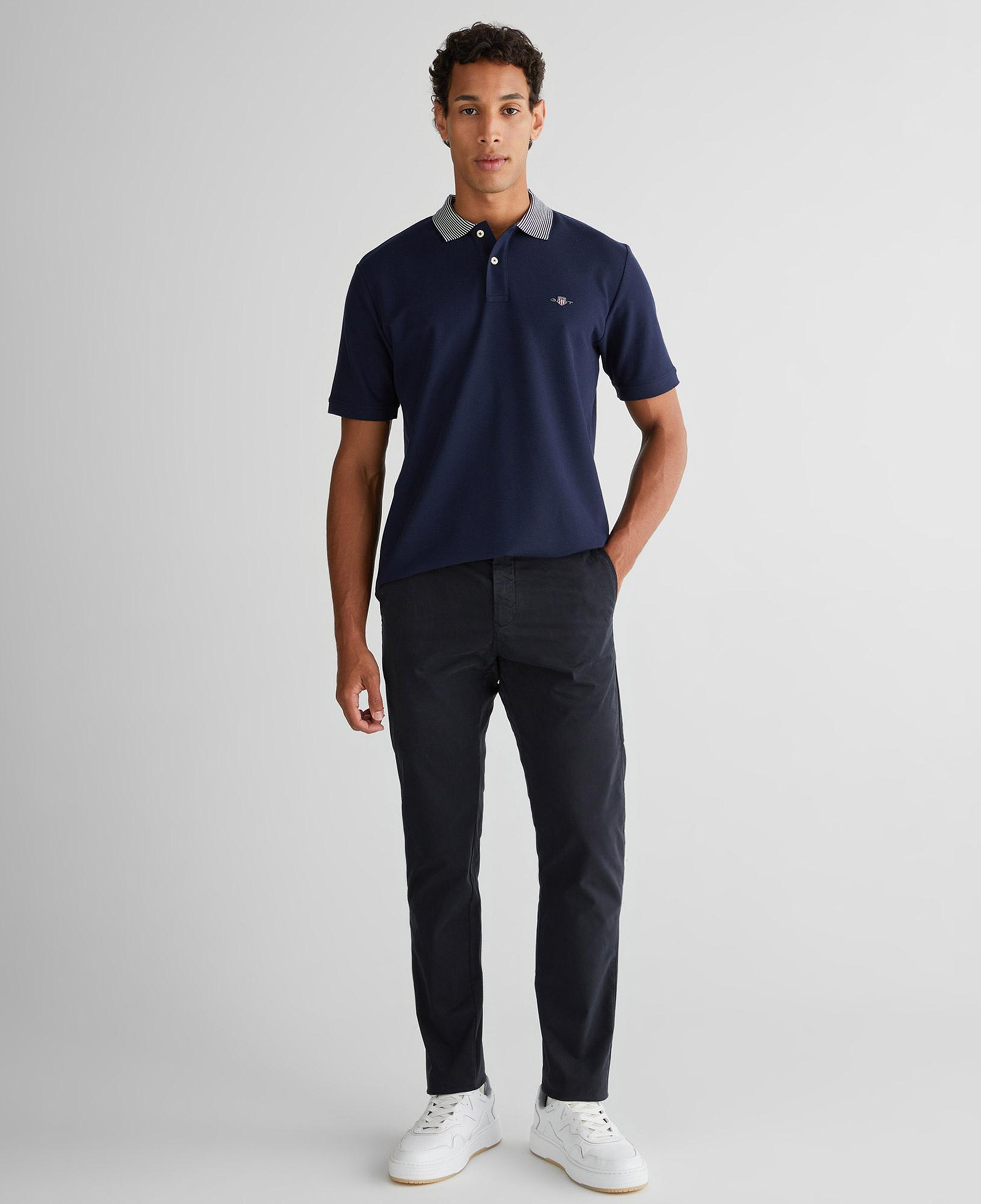 GANT Erkek Siyah Slim Fit Pantolon