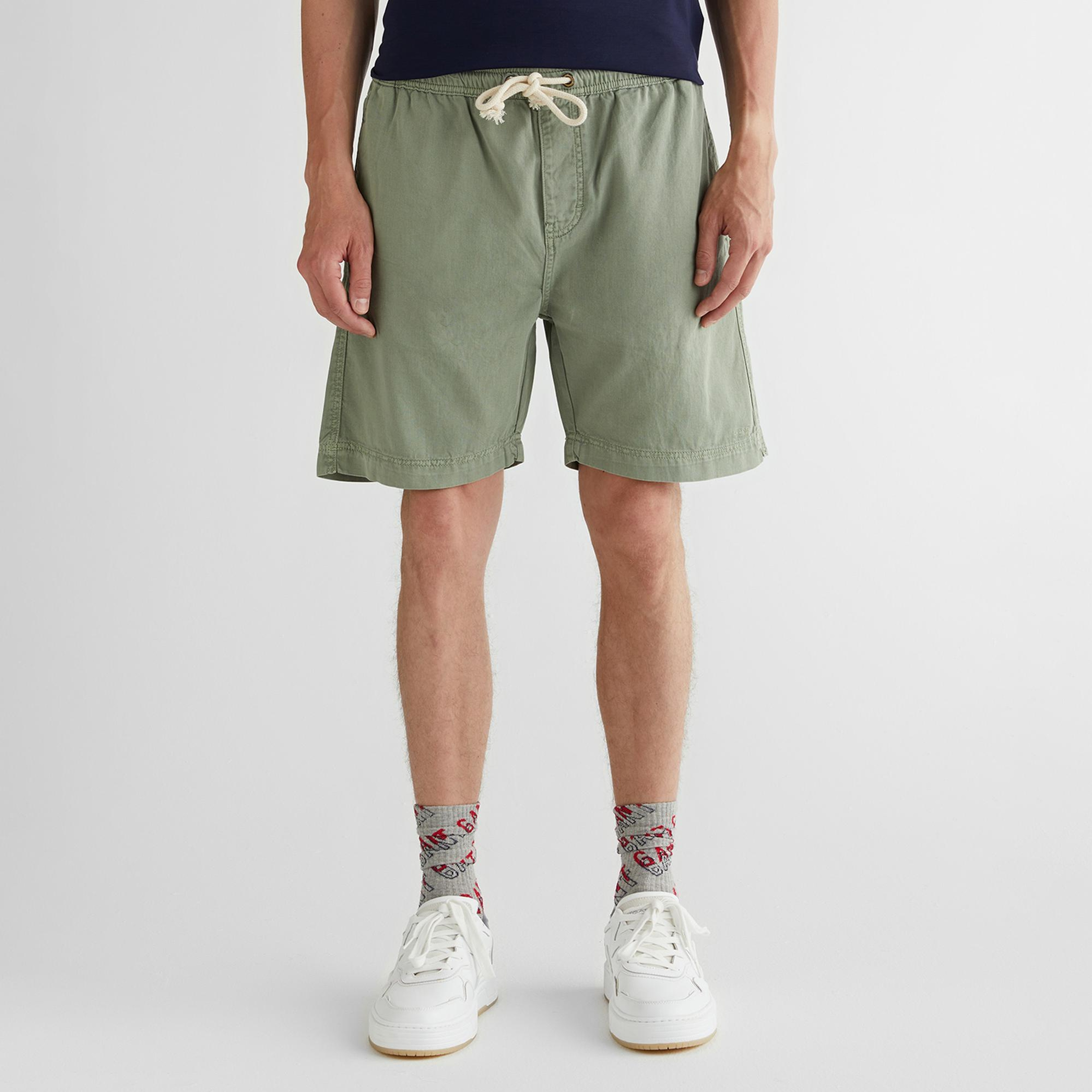 GANT Erkek Yeşil Regular Fit Şort