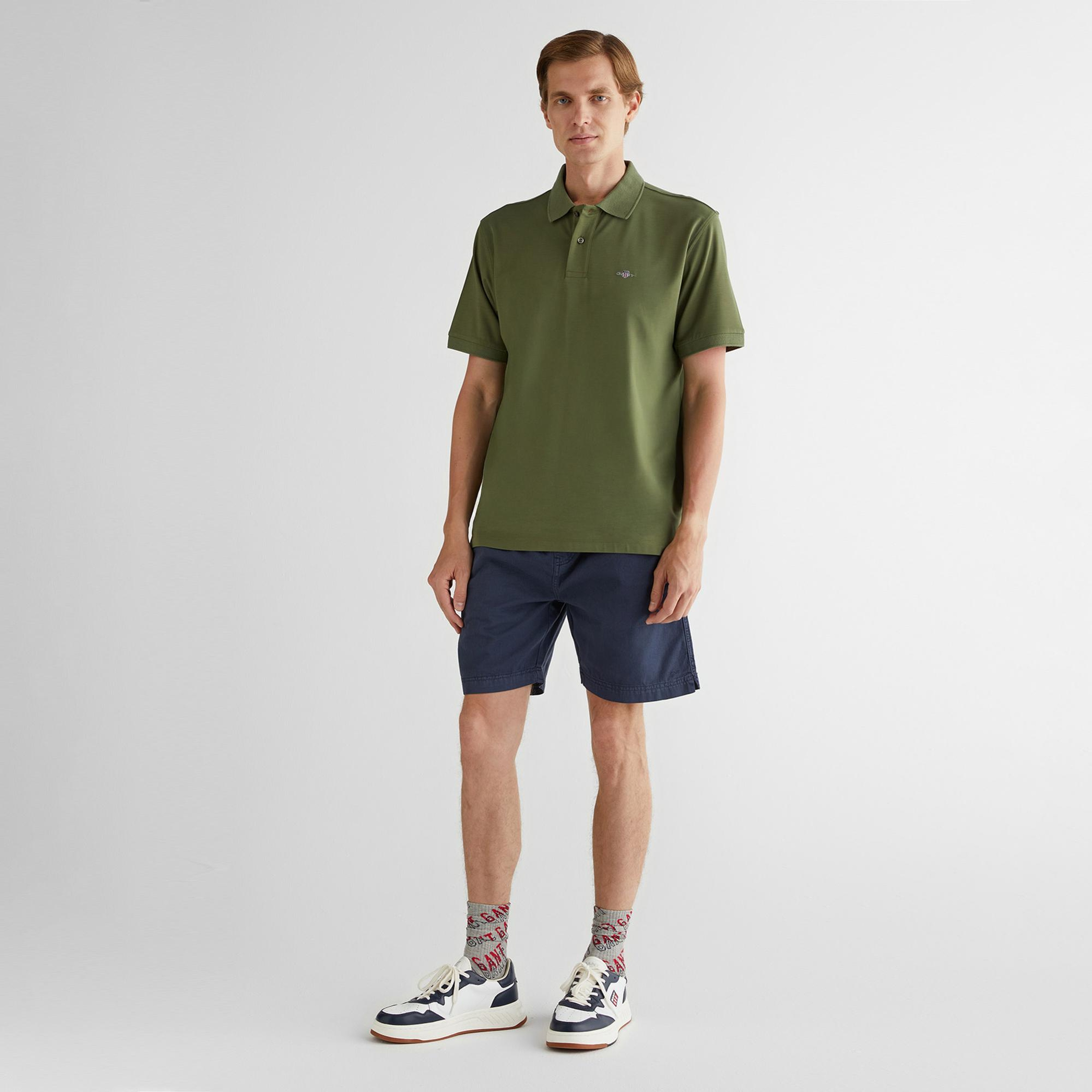 GANT Erkek Lacivert Regular Fit Şort