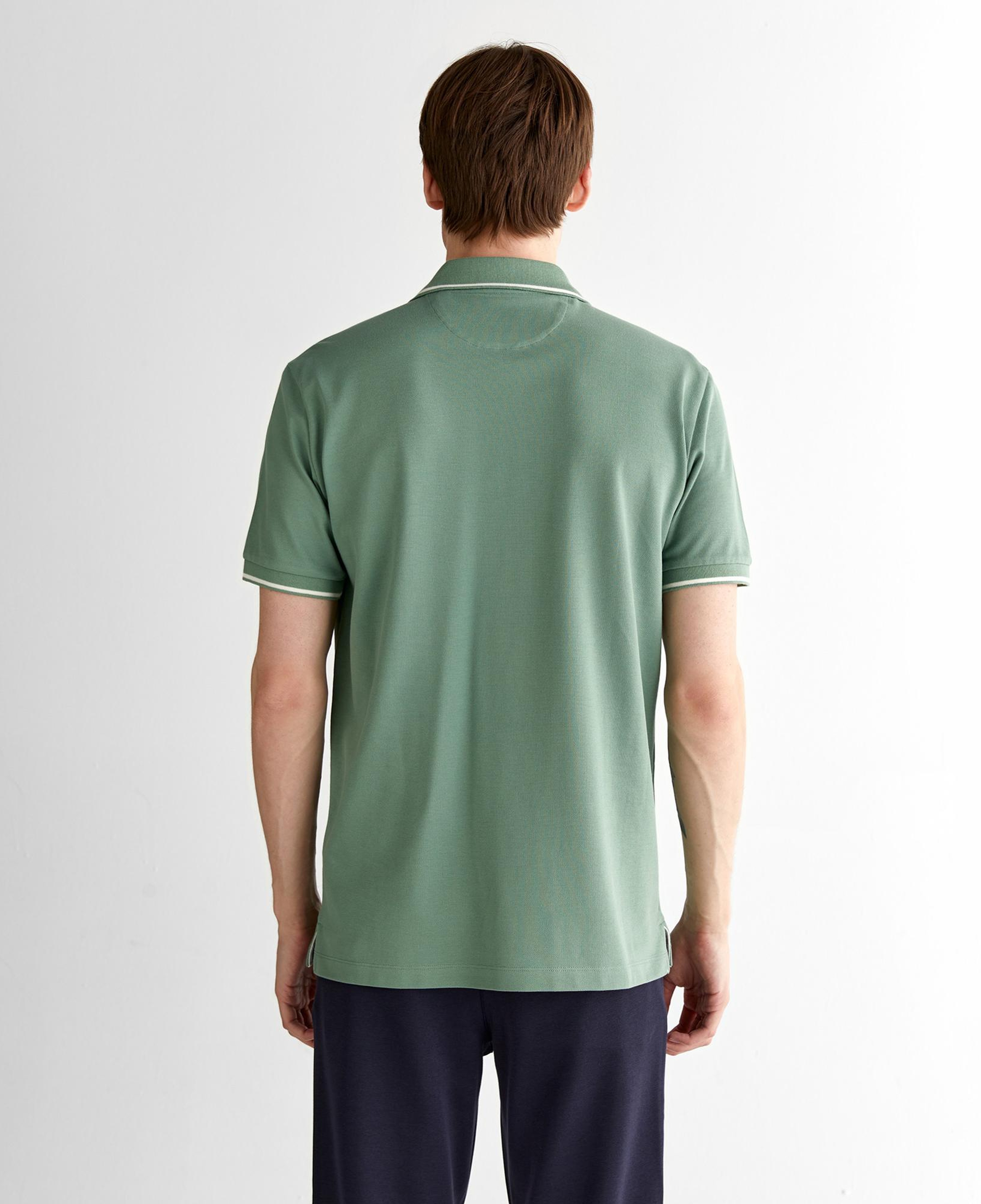 GANT Erkek Yeşil Regular Fit Polo