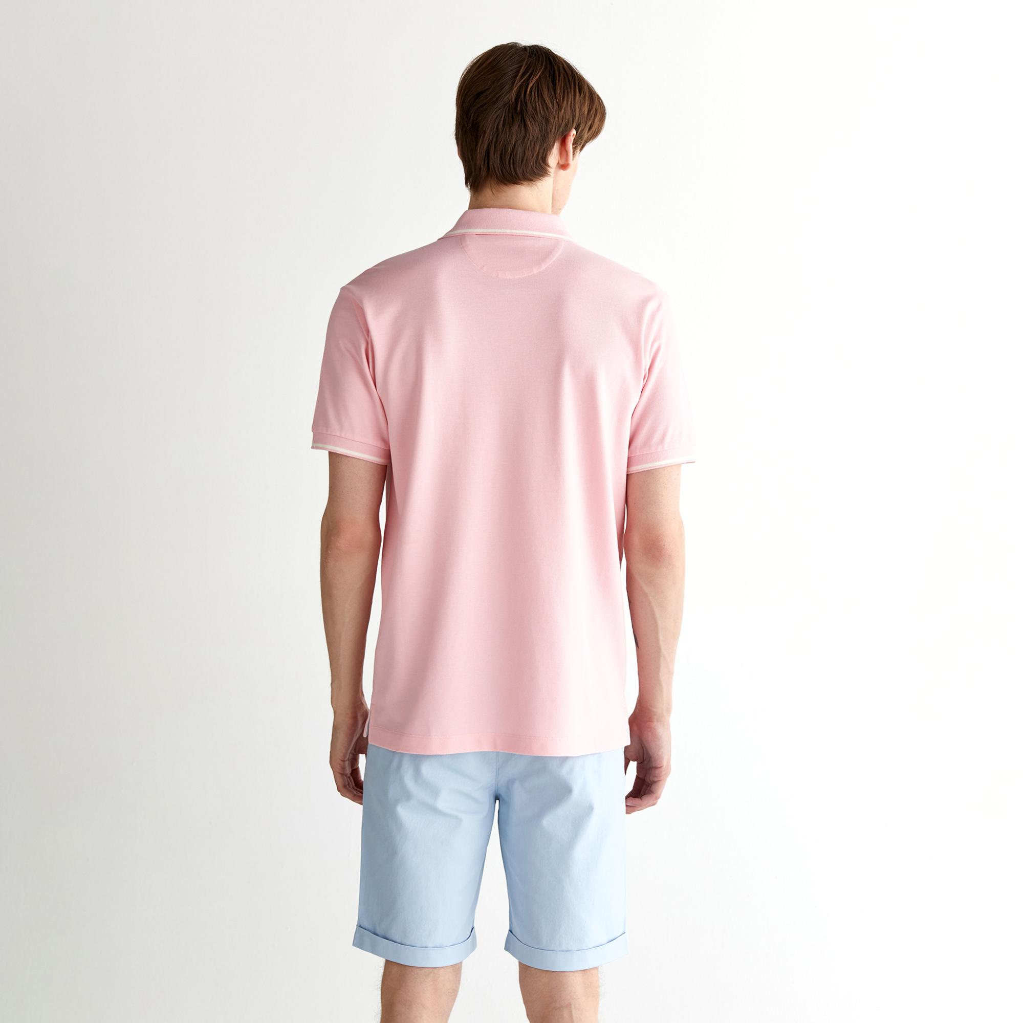 GANT Erkek Pembe Regular Fit Polo